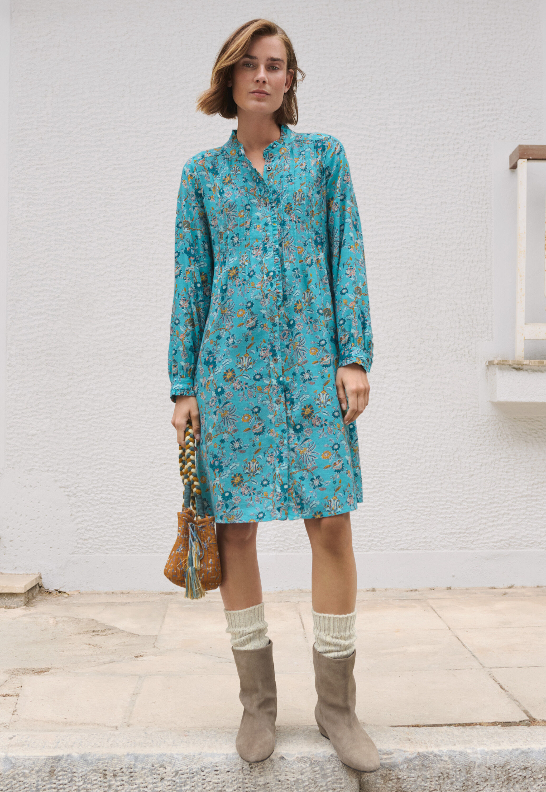 Pintuck blouse