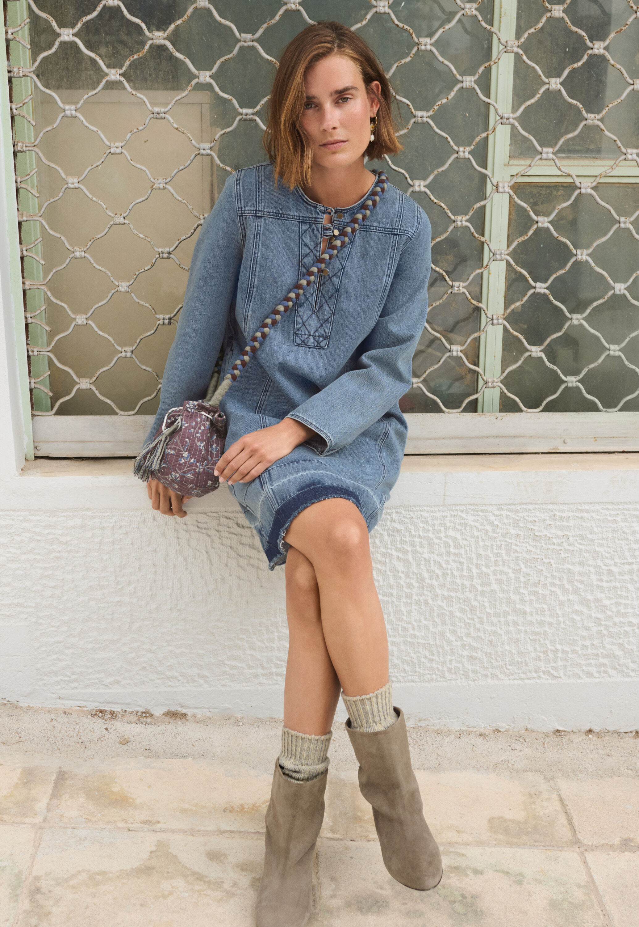 Pintuck blouse
