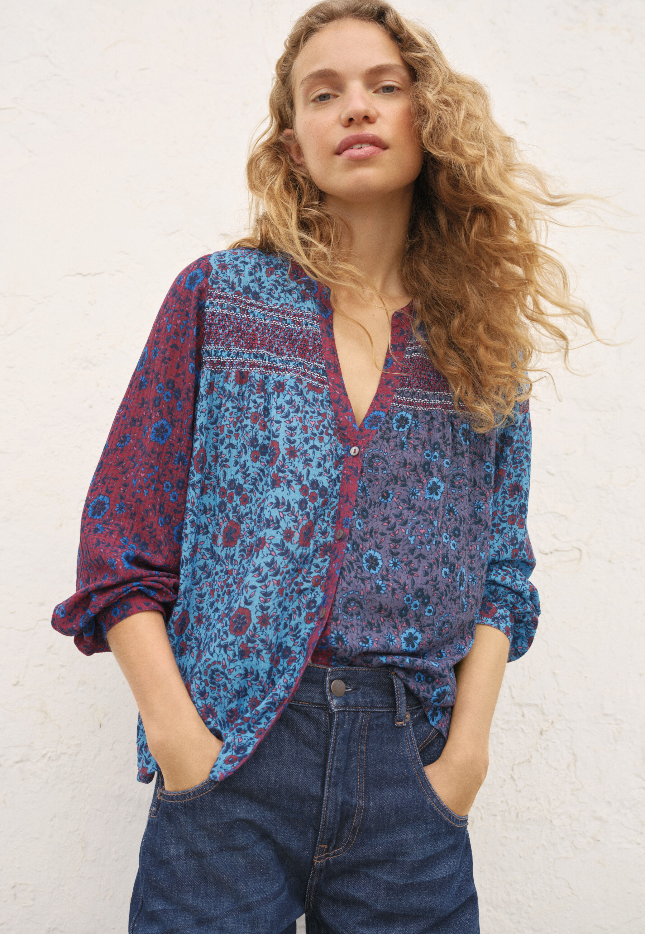 Embroidered blouse