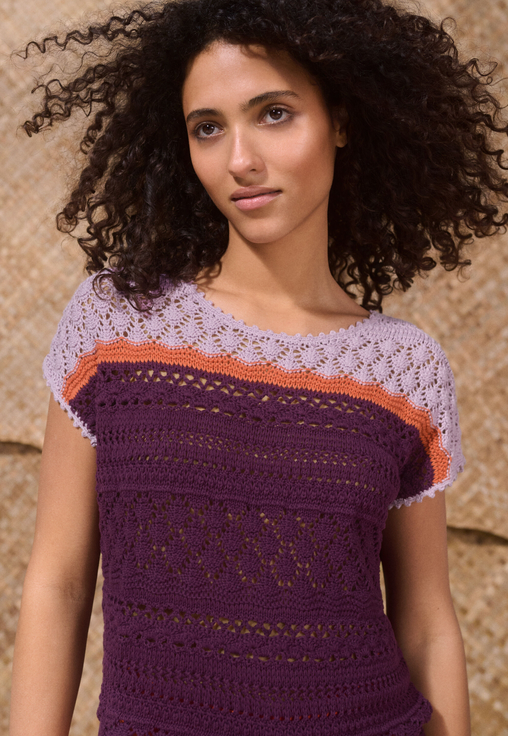 Crochet stitch sweater