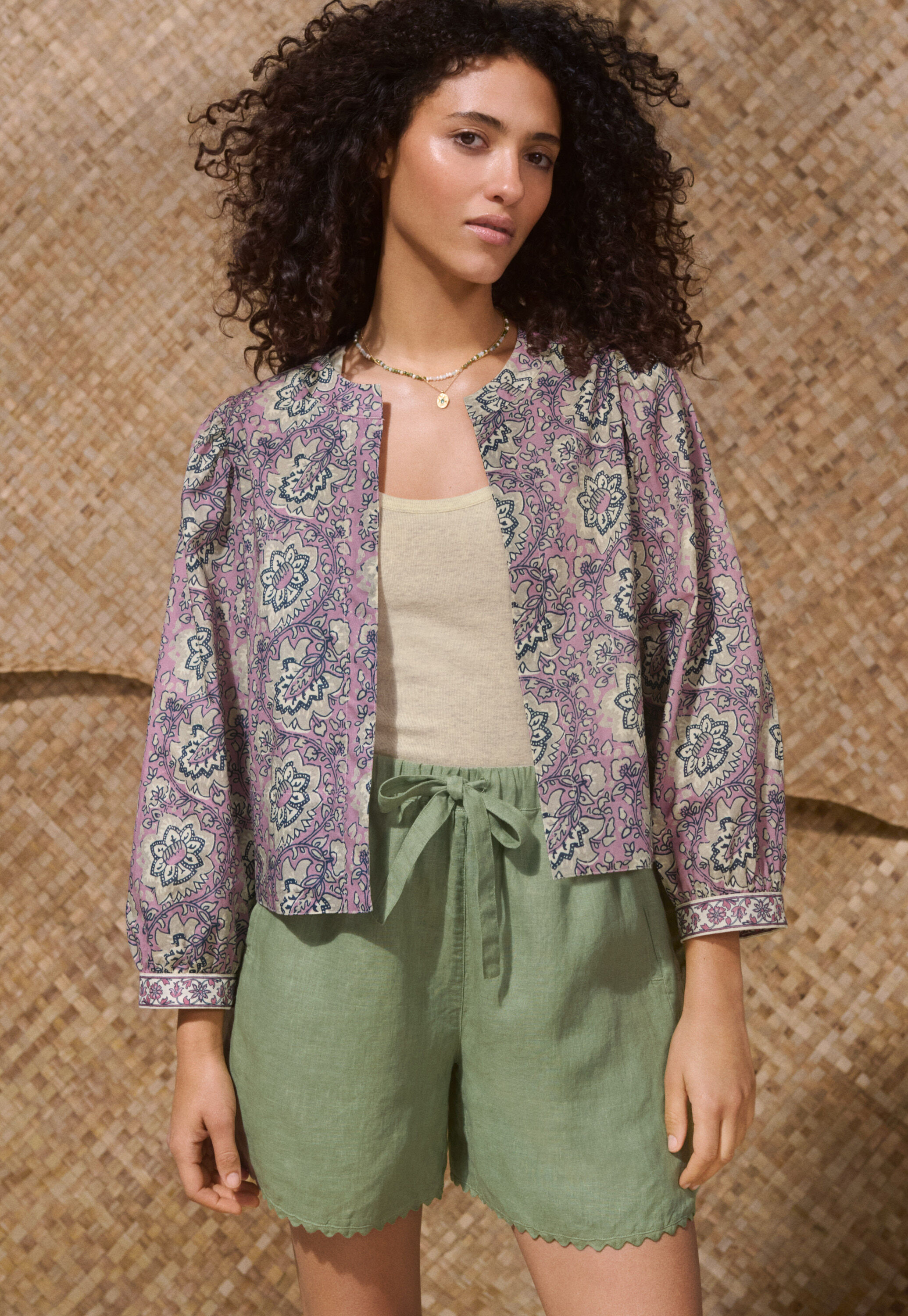 Quilted hoodie