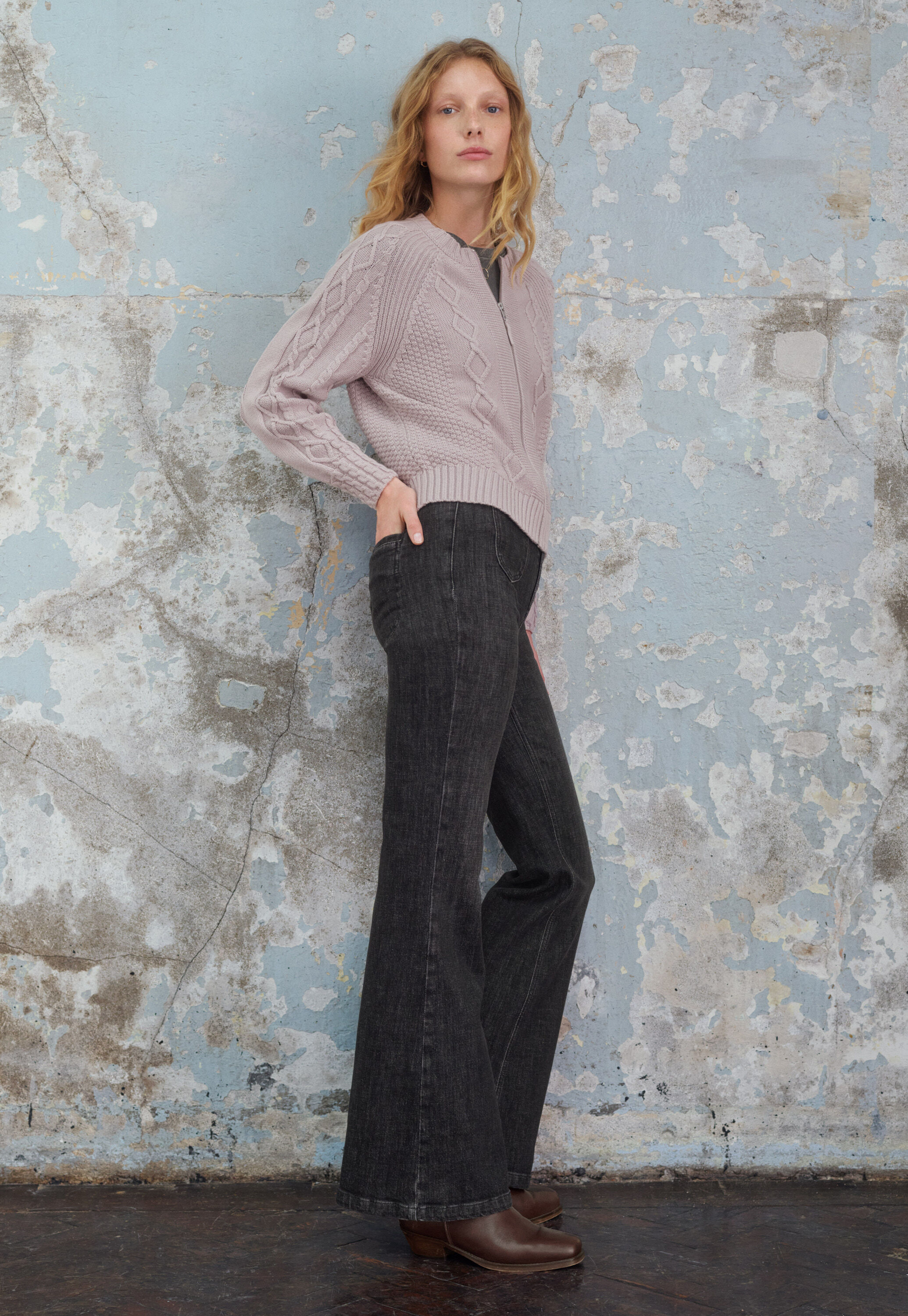 Flared jeans