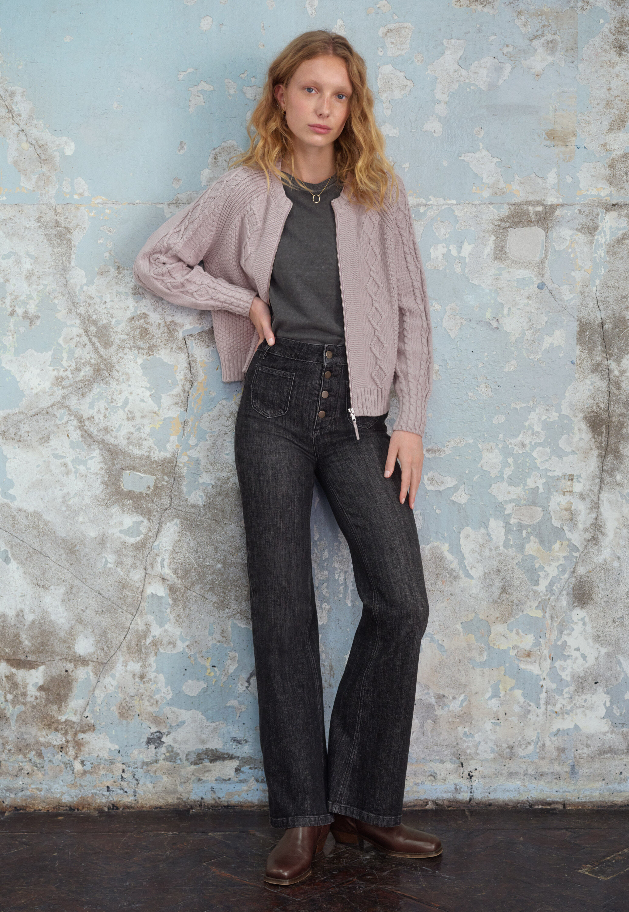 Flared jeans