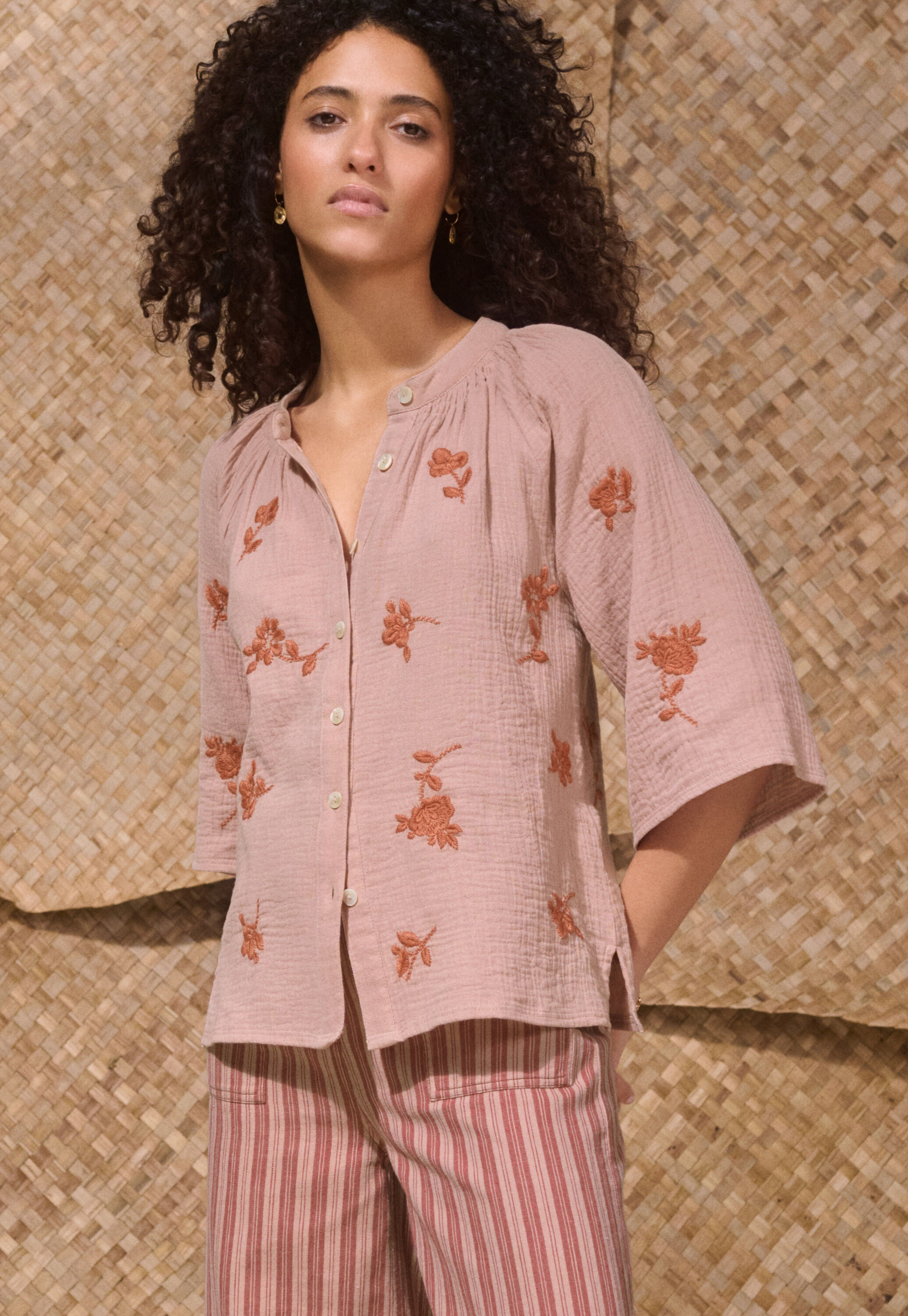 Embroidered blouse