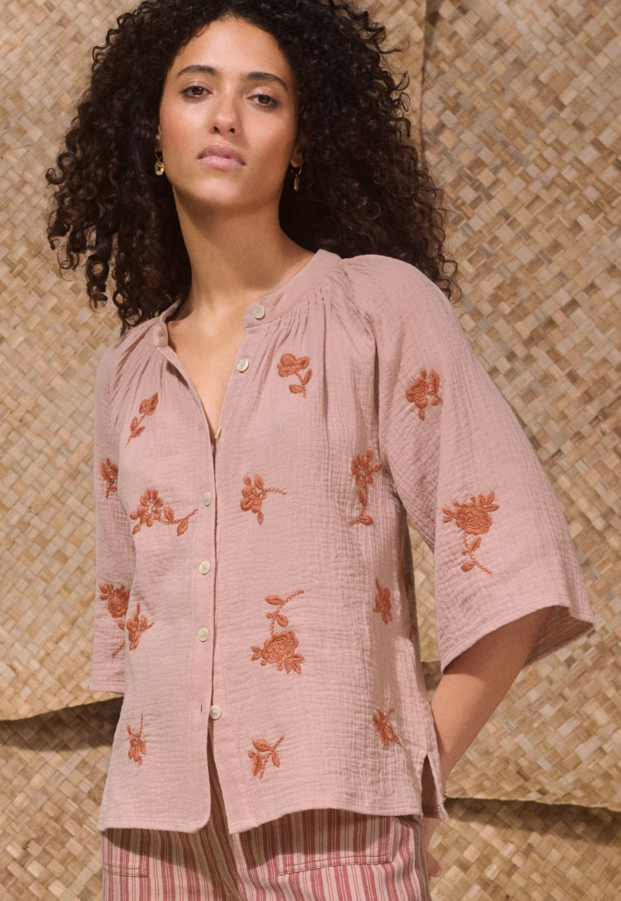 Embroidered blouse