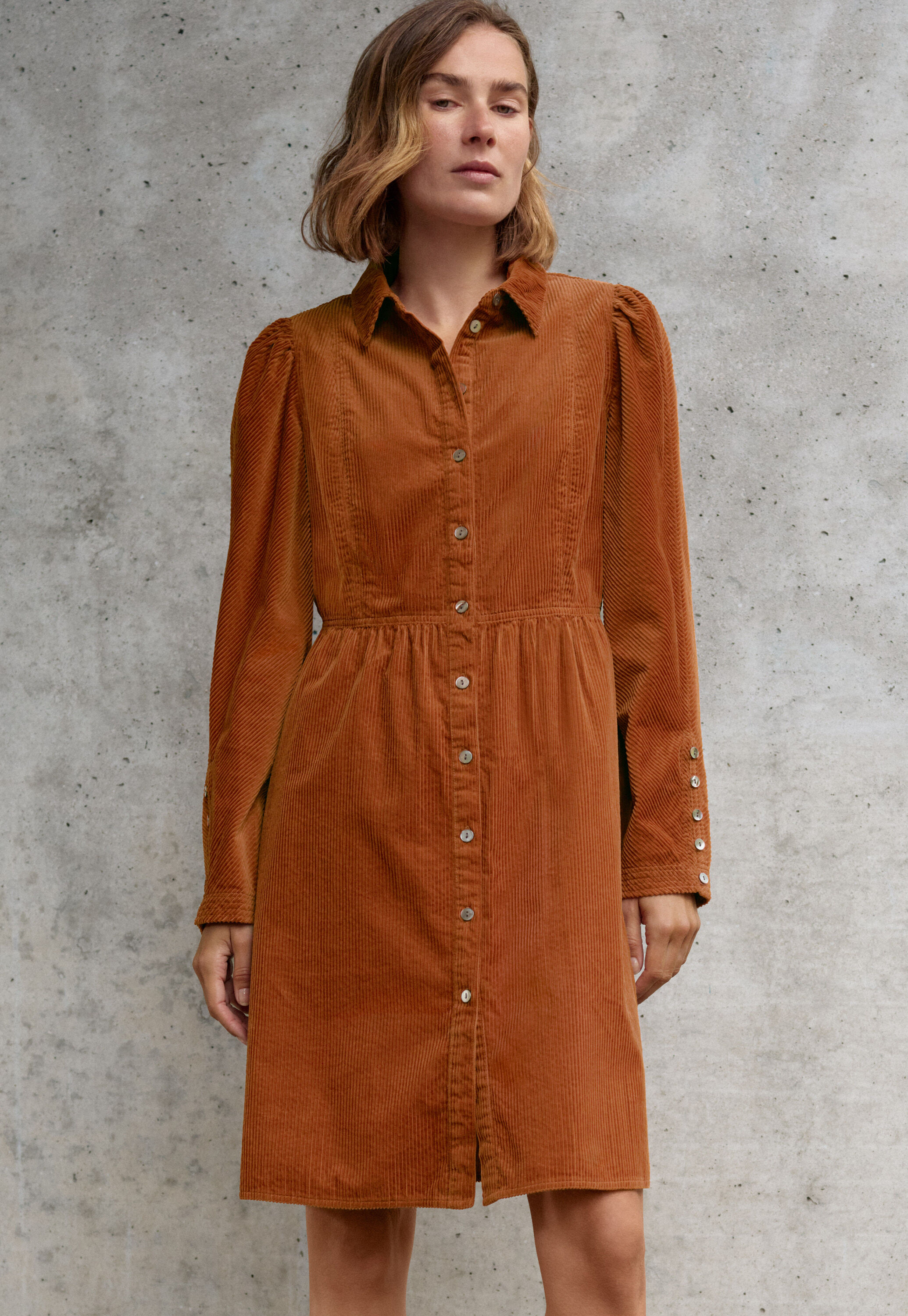 Button-through dress