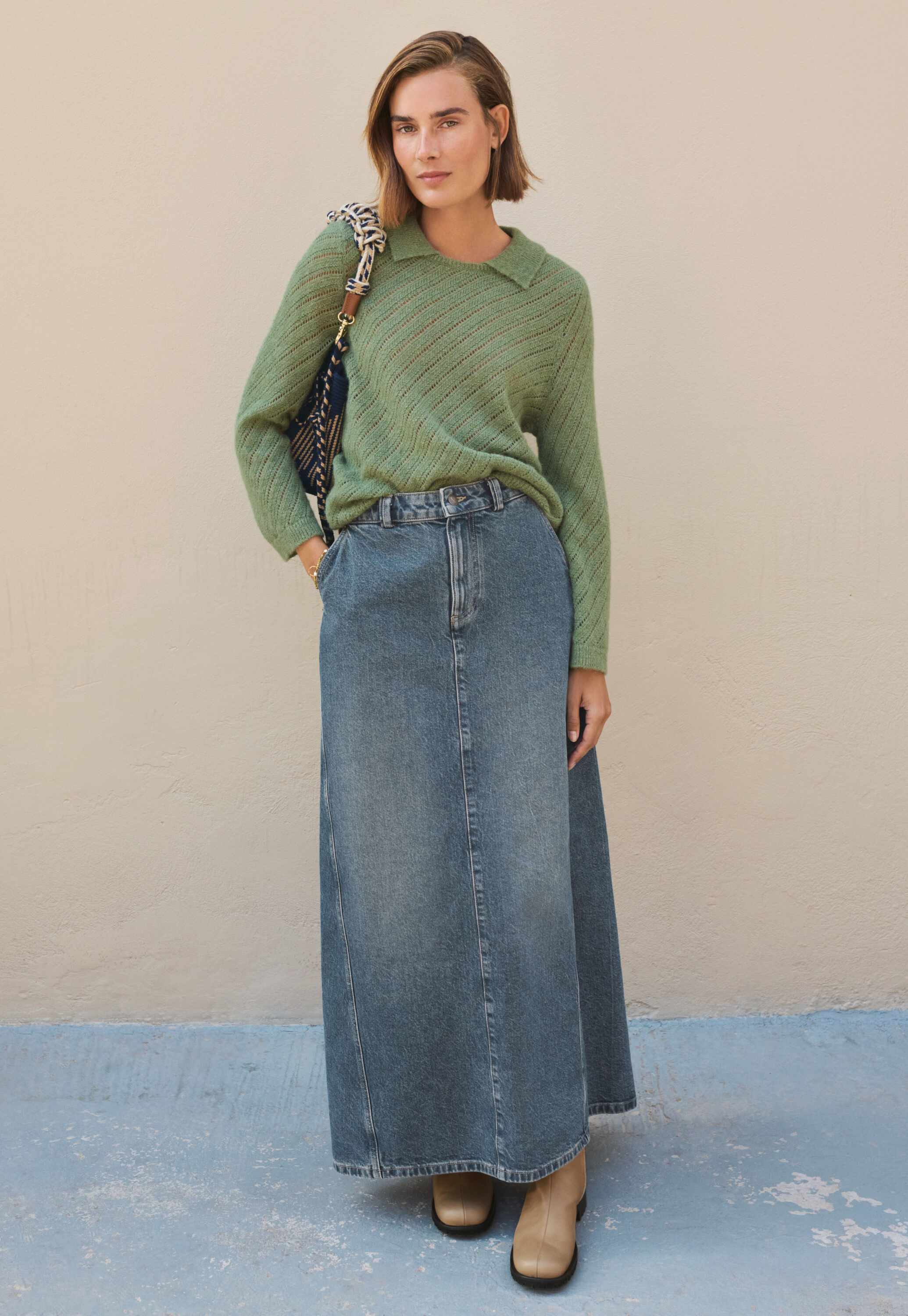 Collared sweater