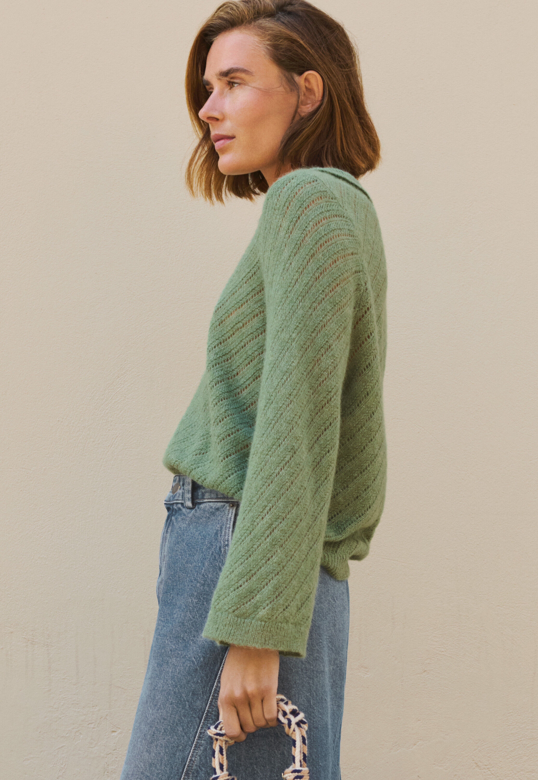Collared sweater