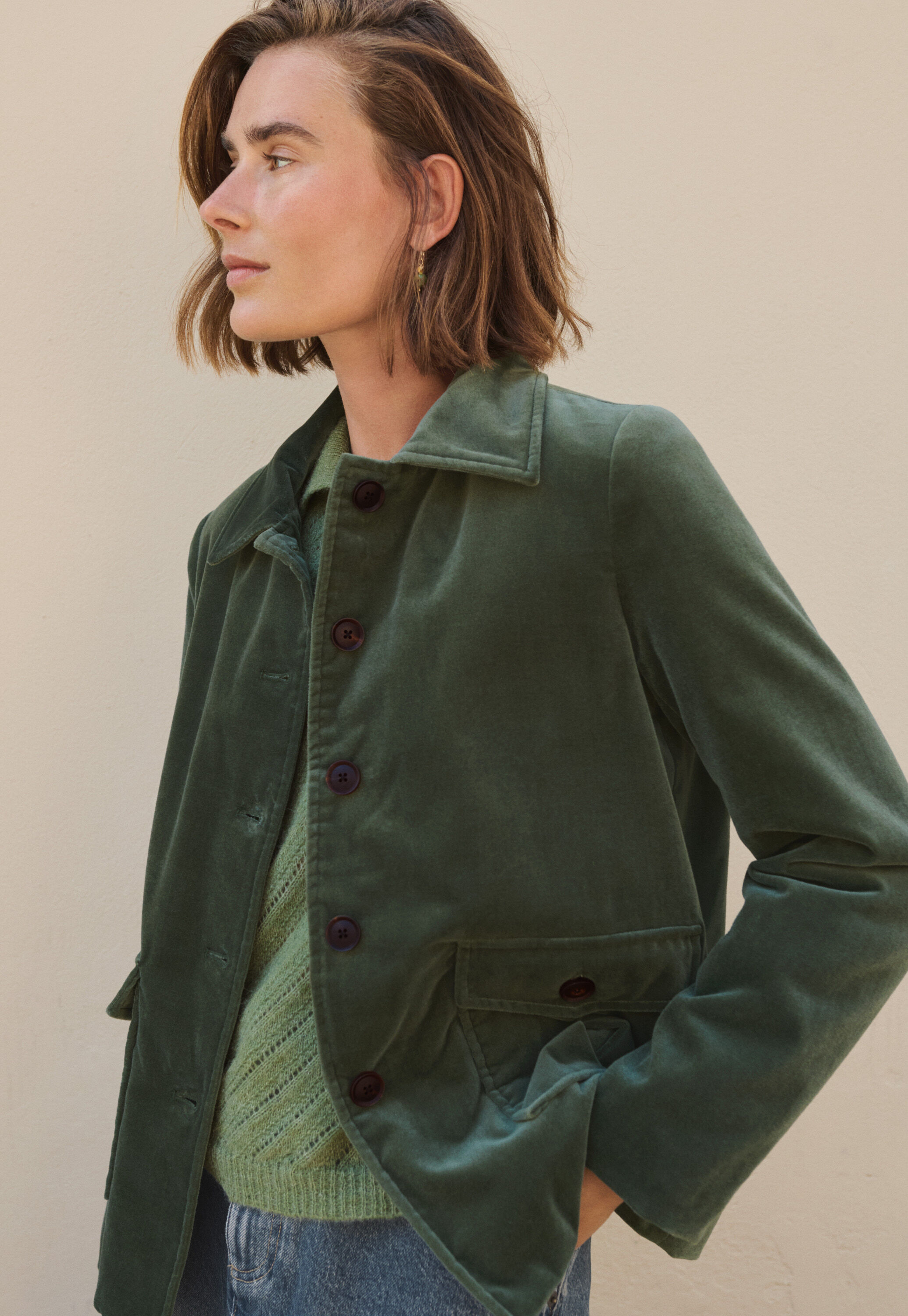 Pintuck blouse