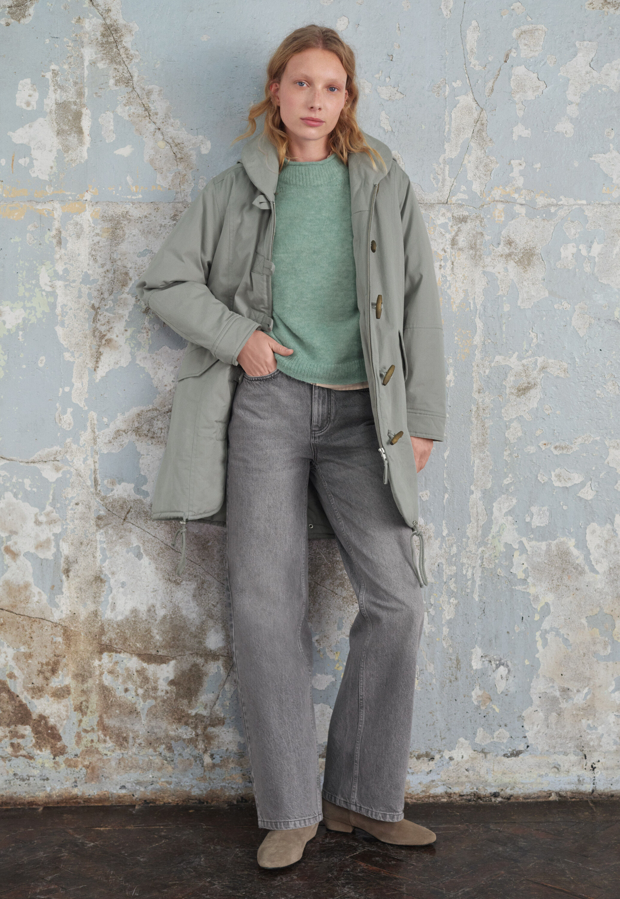 Shawl parka