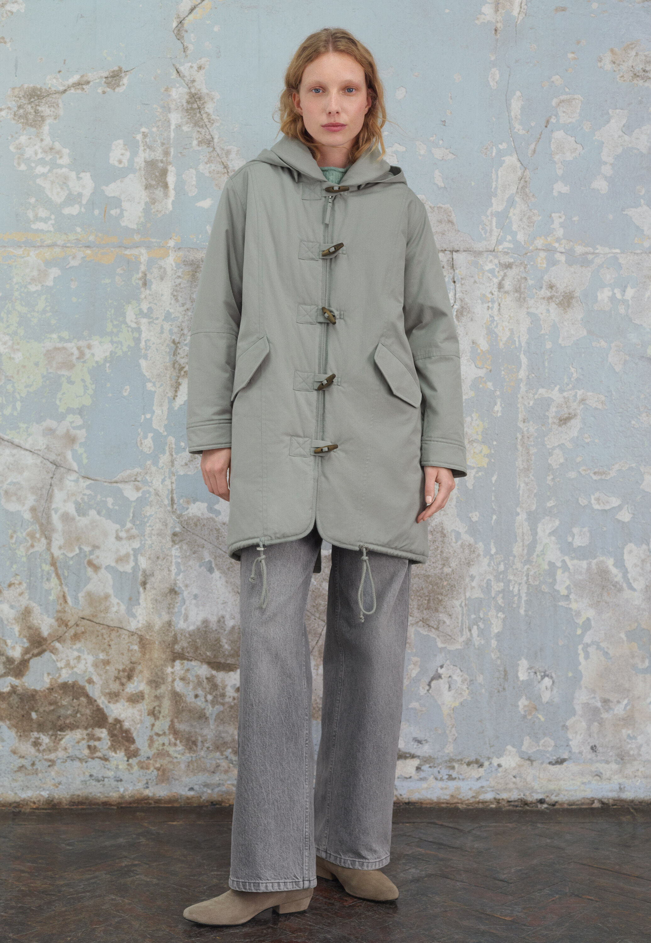 Shawl parka