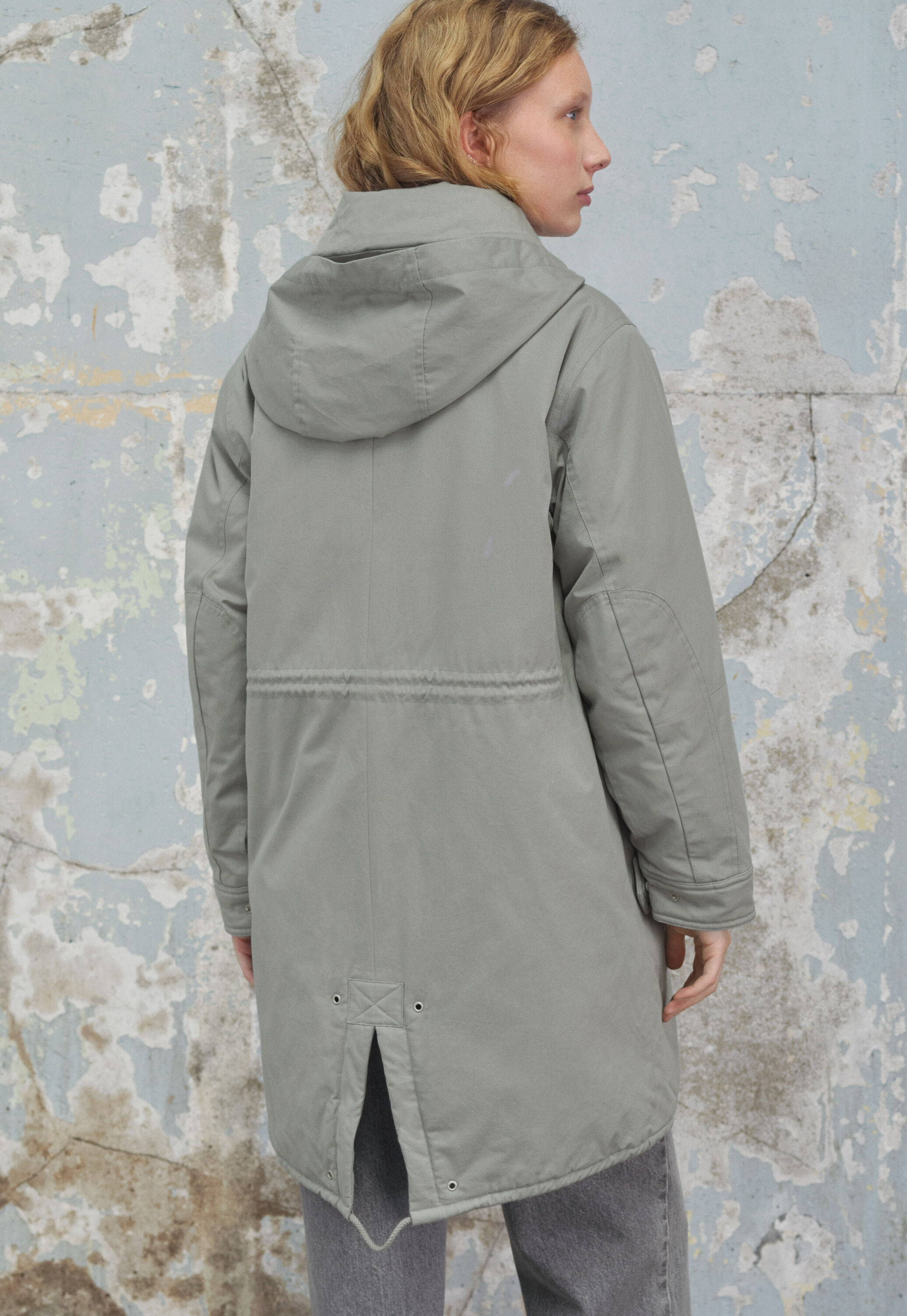 Shawl parka