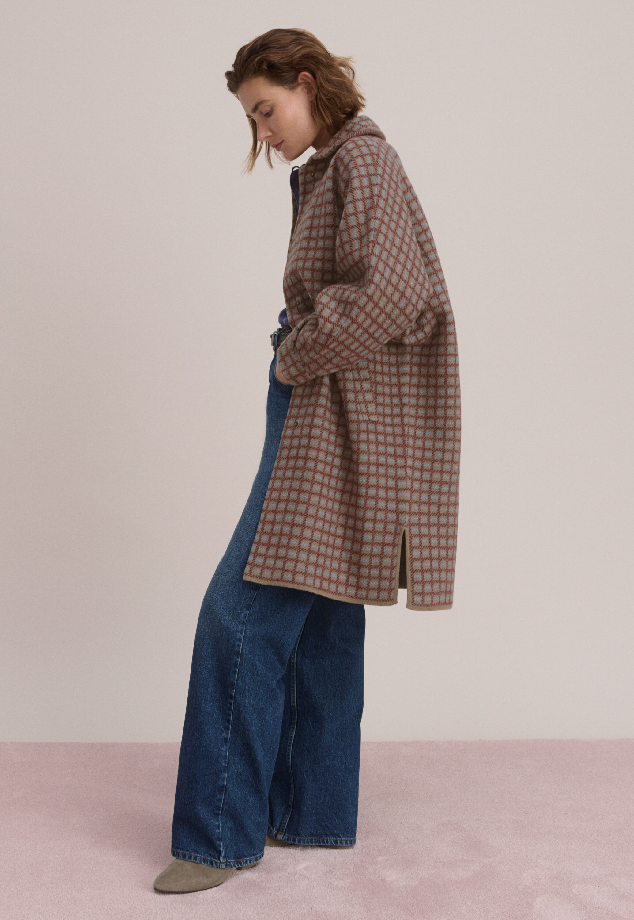 Checked jacket