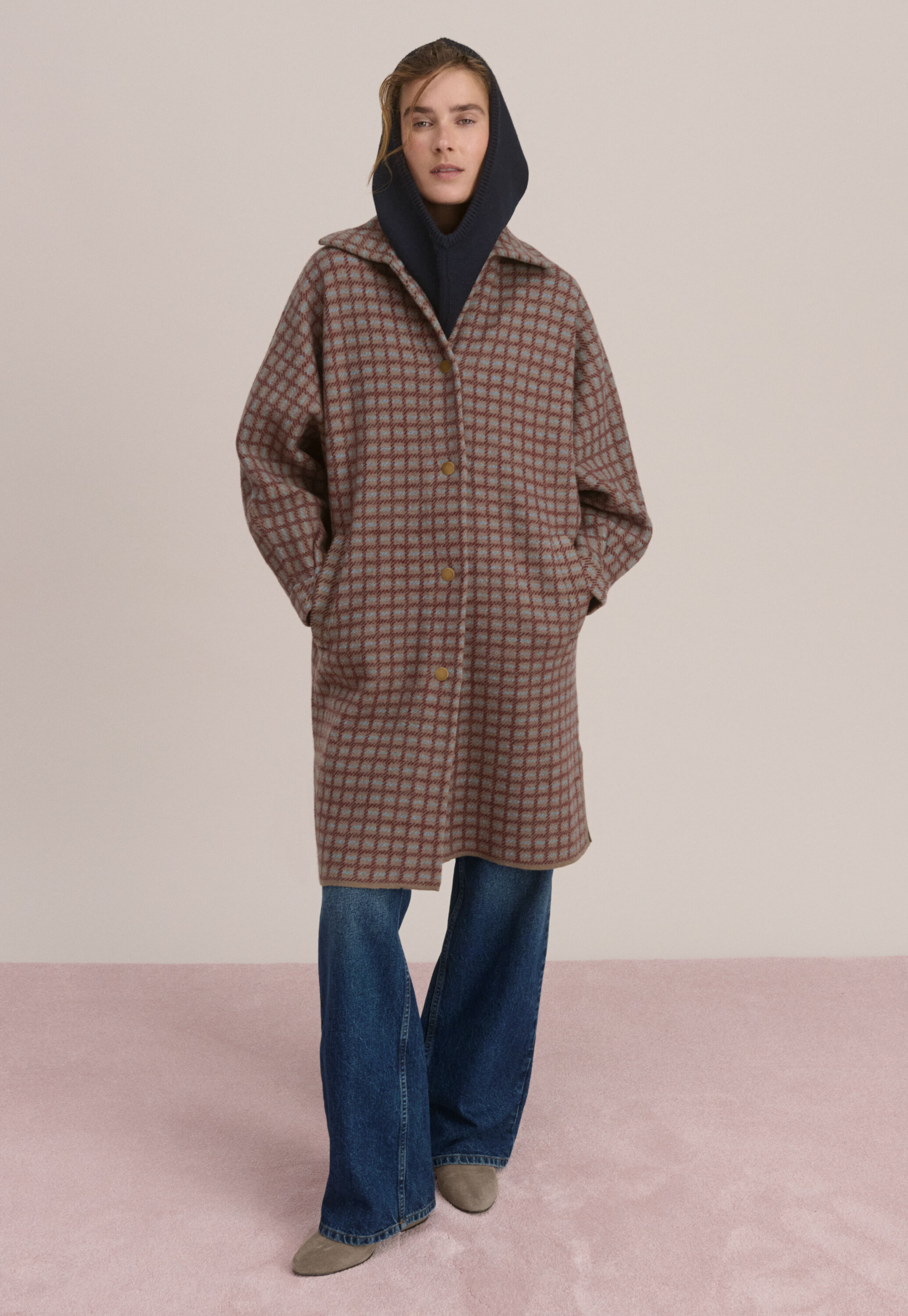 Checked jacket