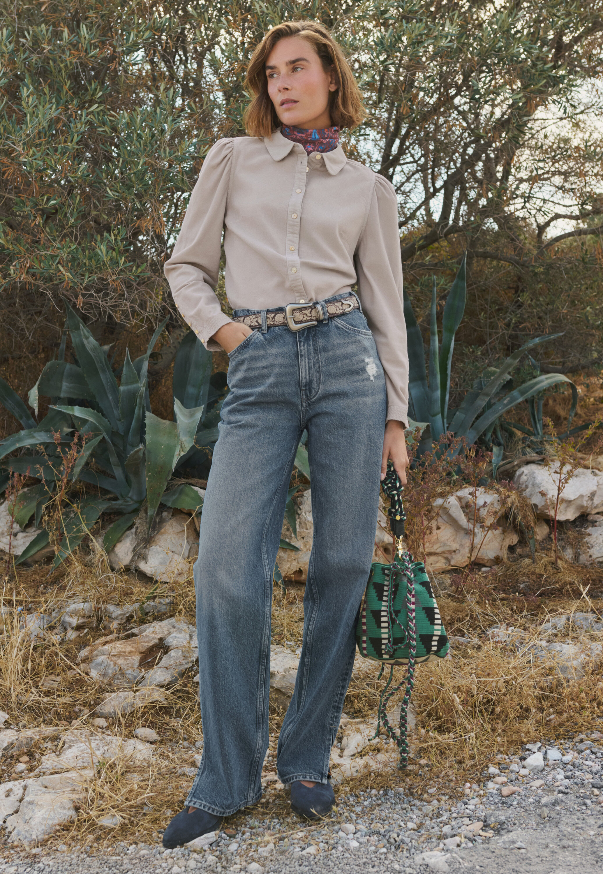 Embroidered blouse