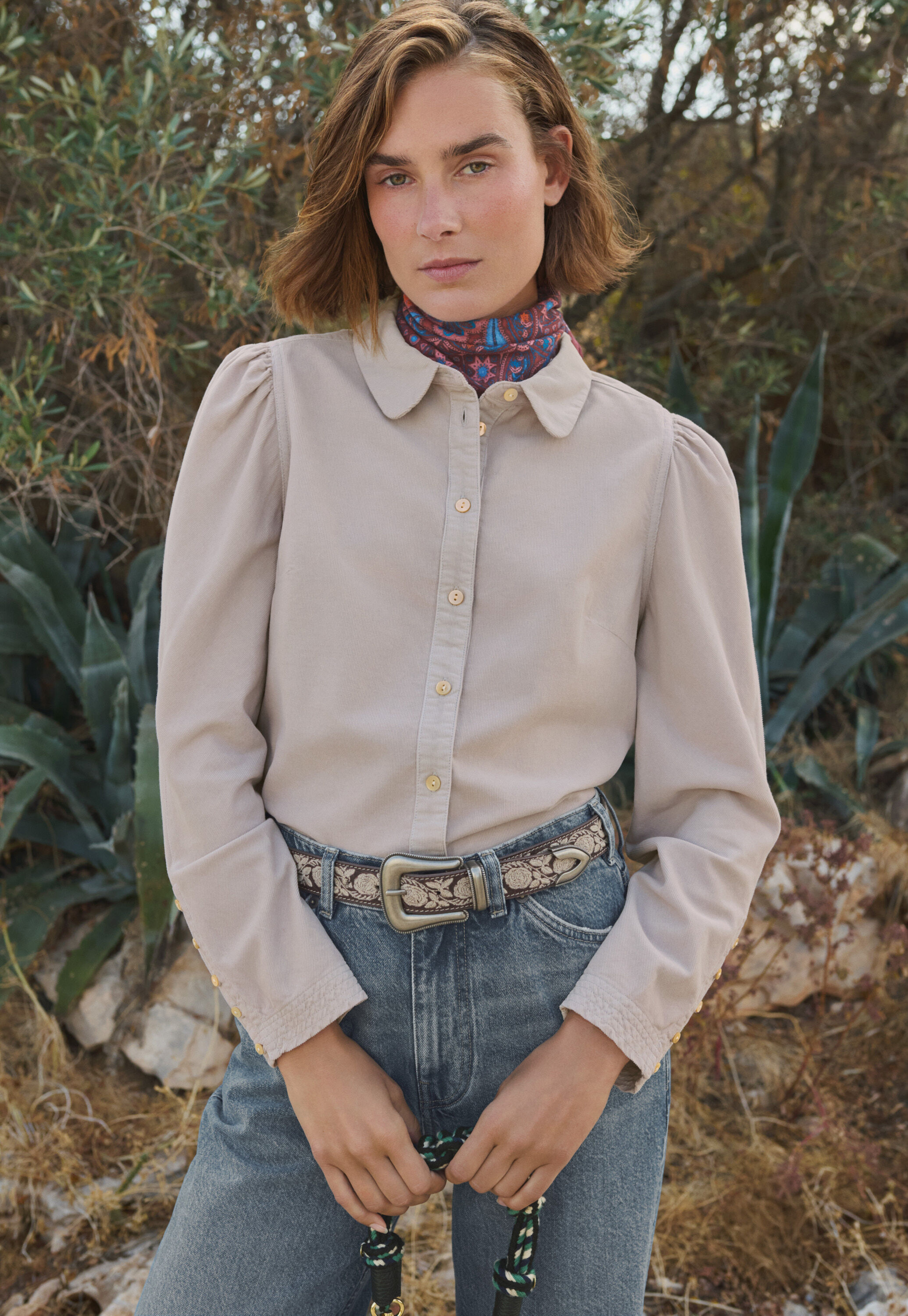 Embroidered blouse