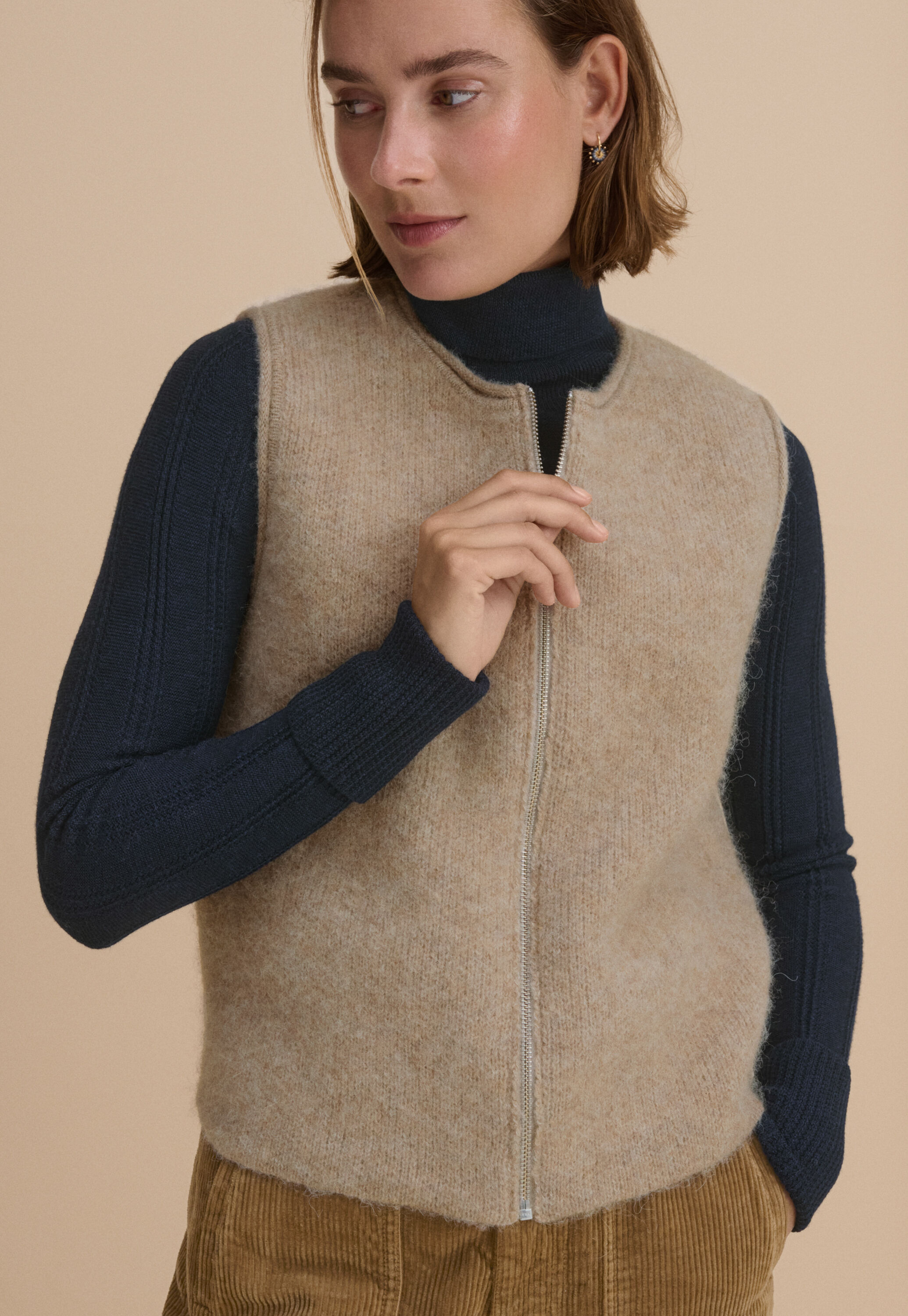 Roll-neck sweater