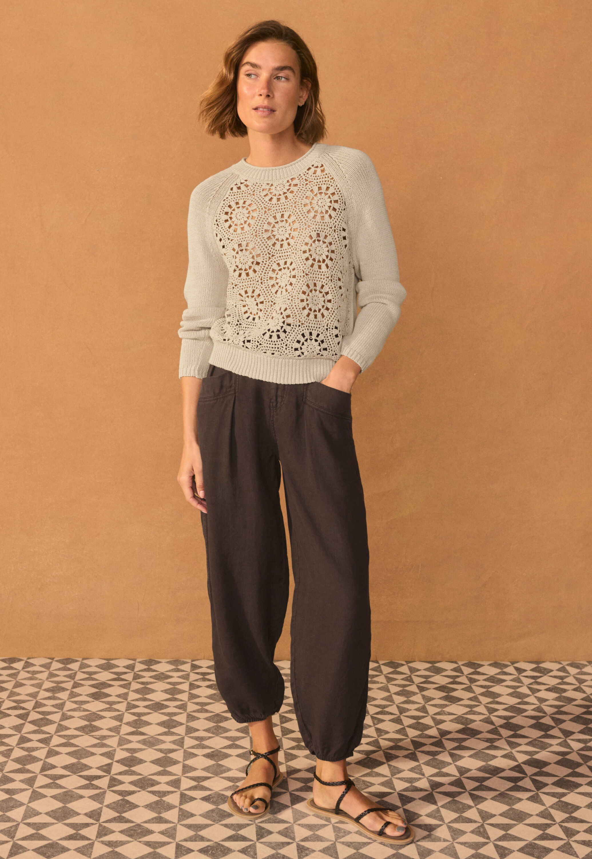 Crochet sweater