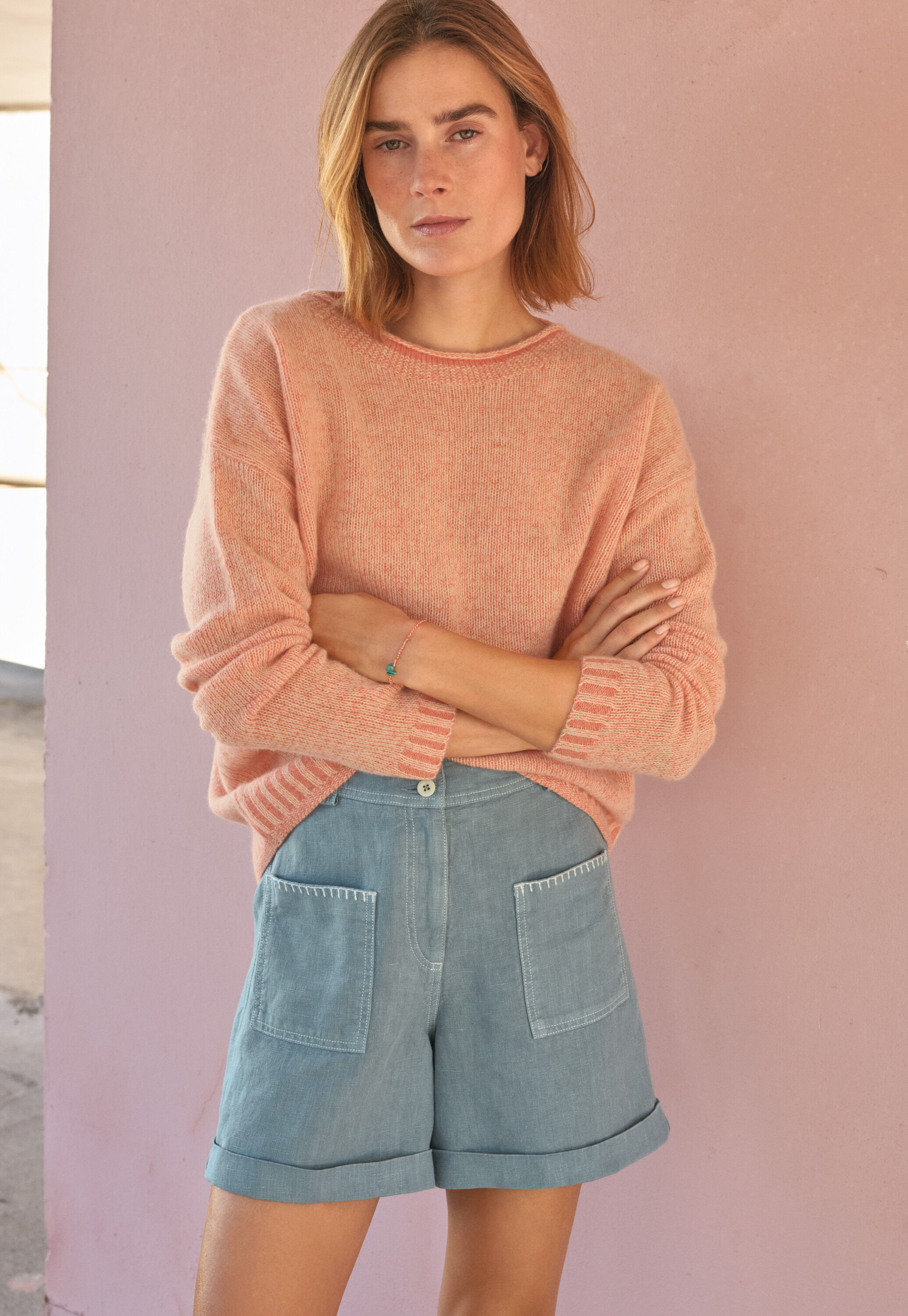 Plaited sweater