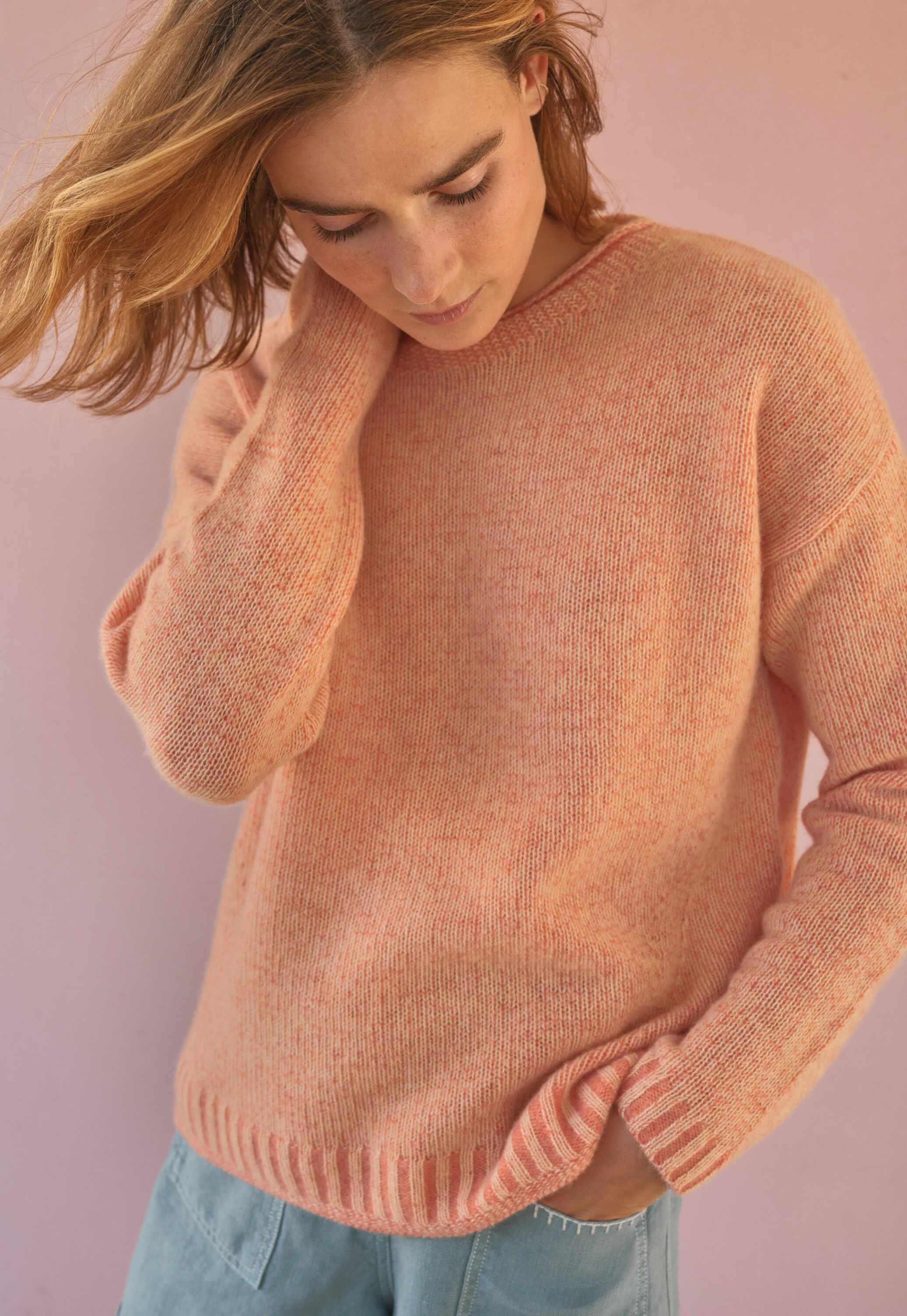Plaited sweater