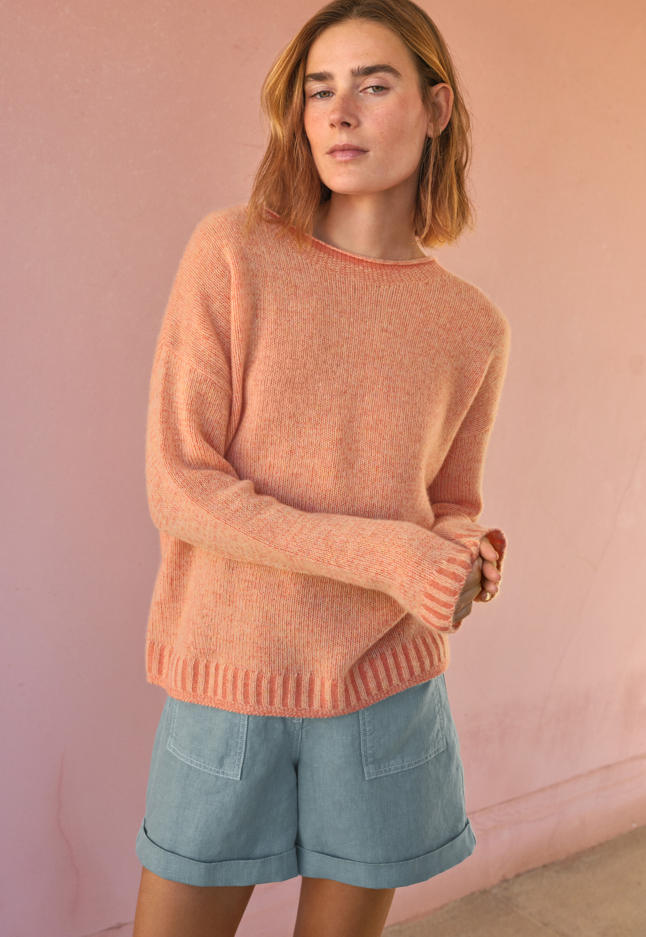 Plaited sweater