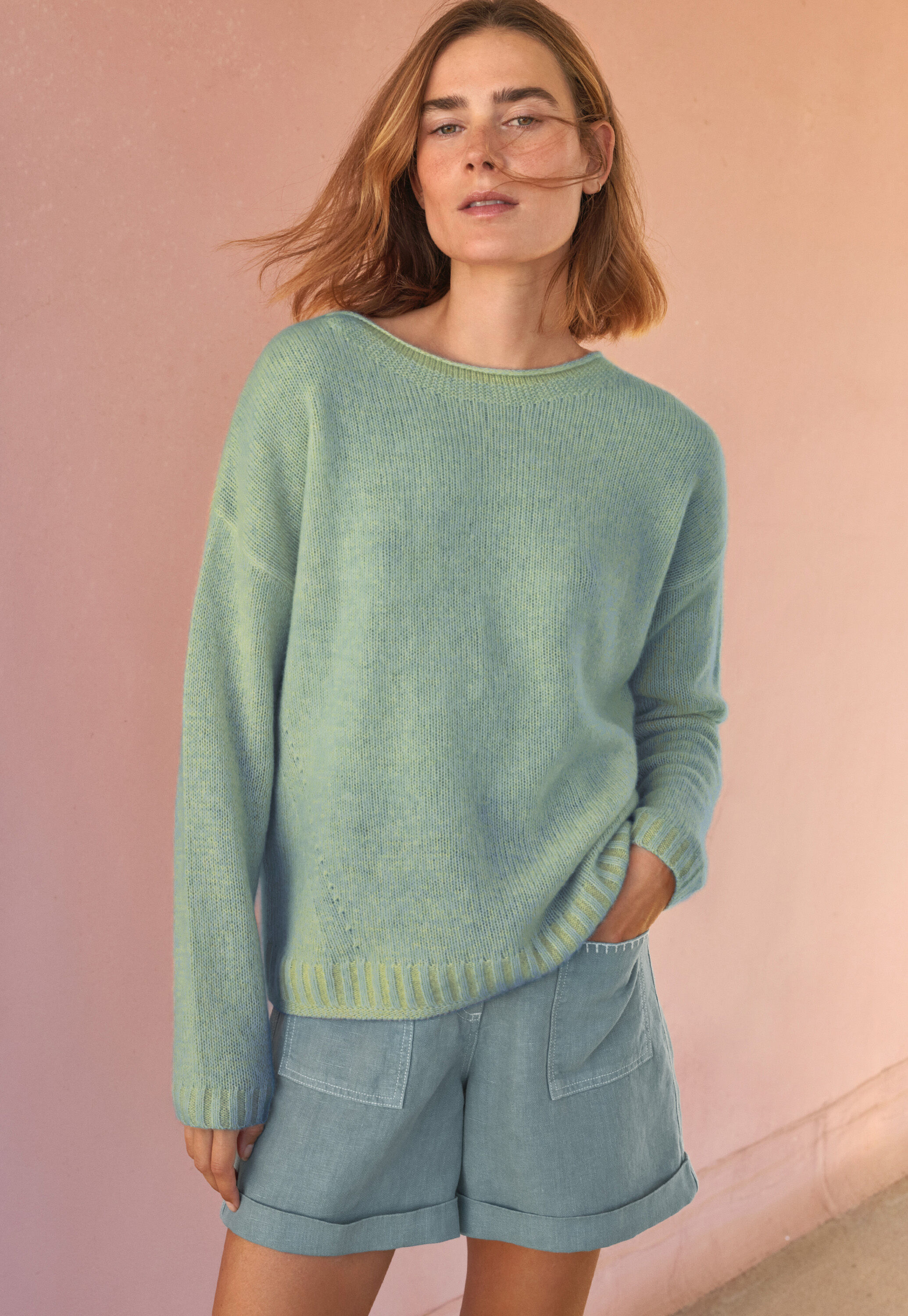 Plaited sweater