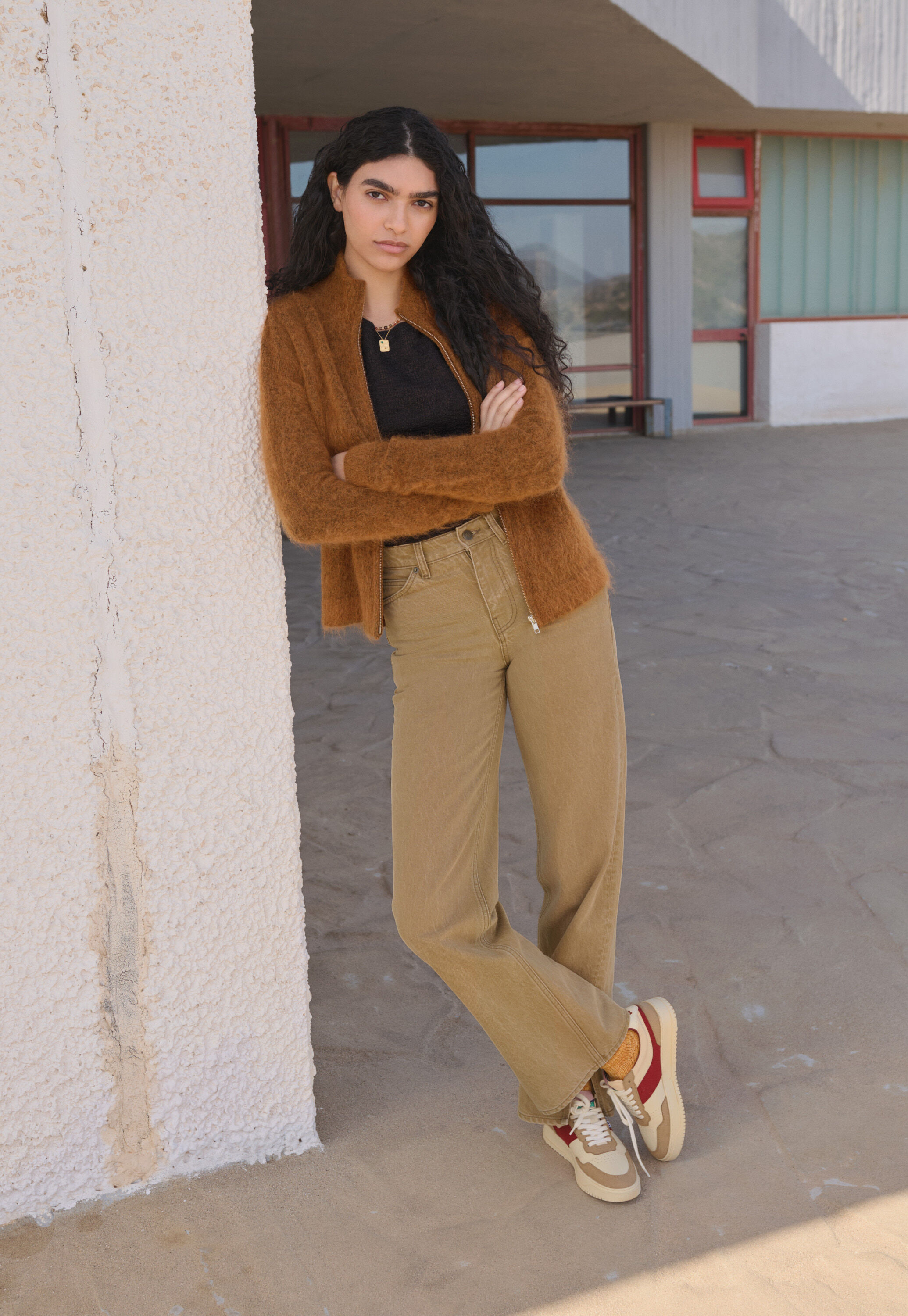 Embroidered skirt