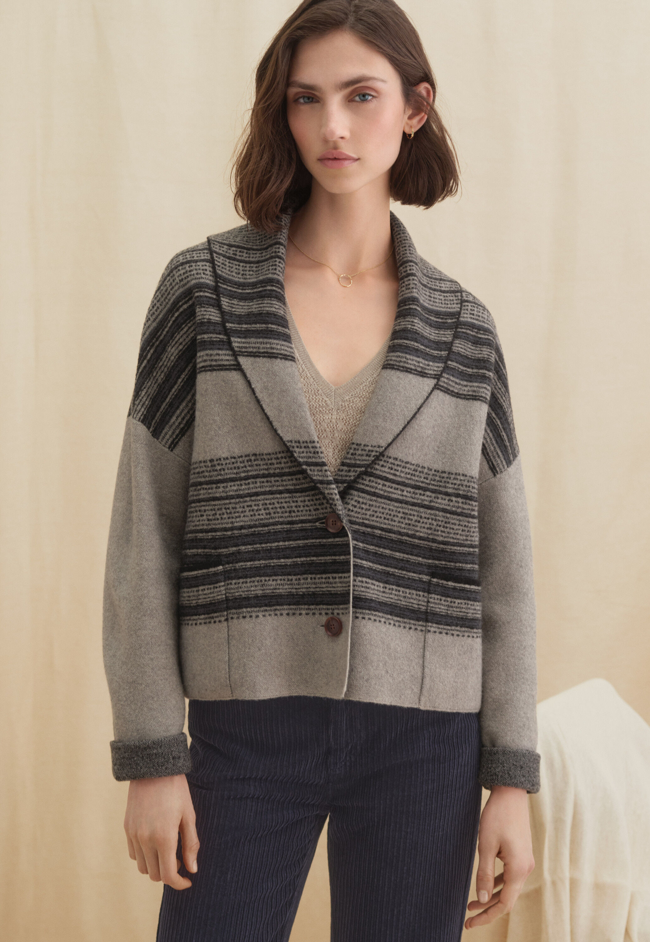 Jacquard jacket