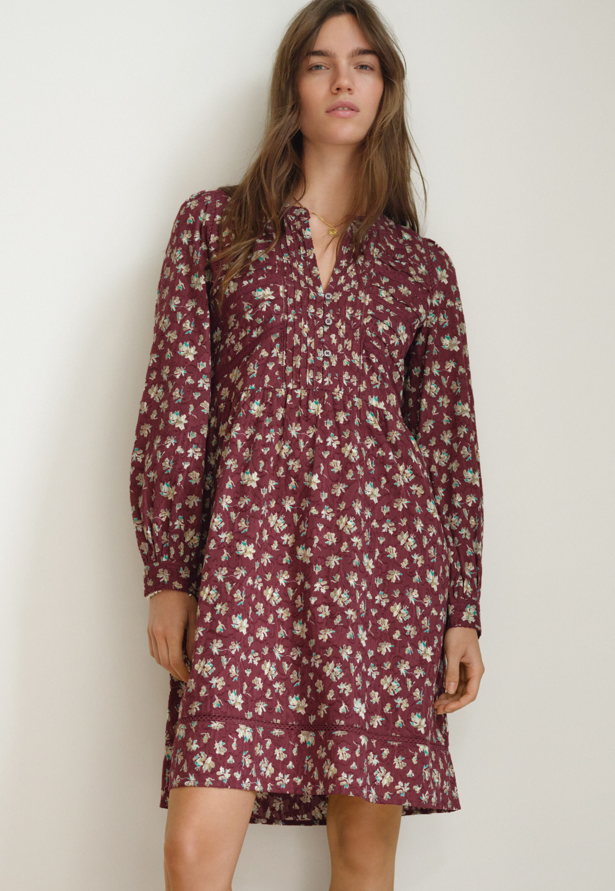 Printed short dress