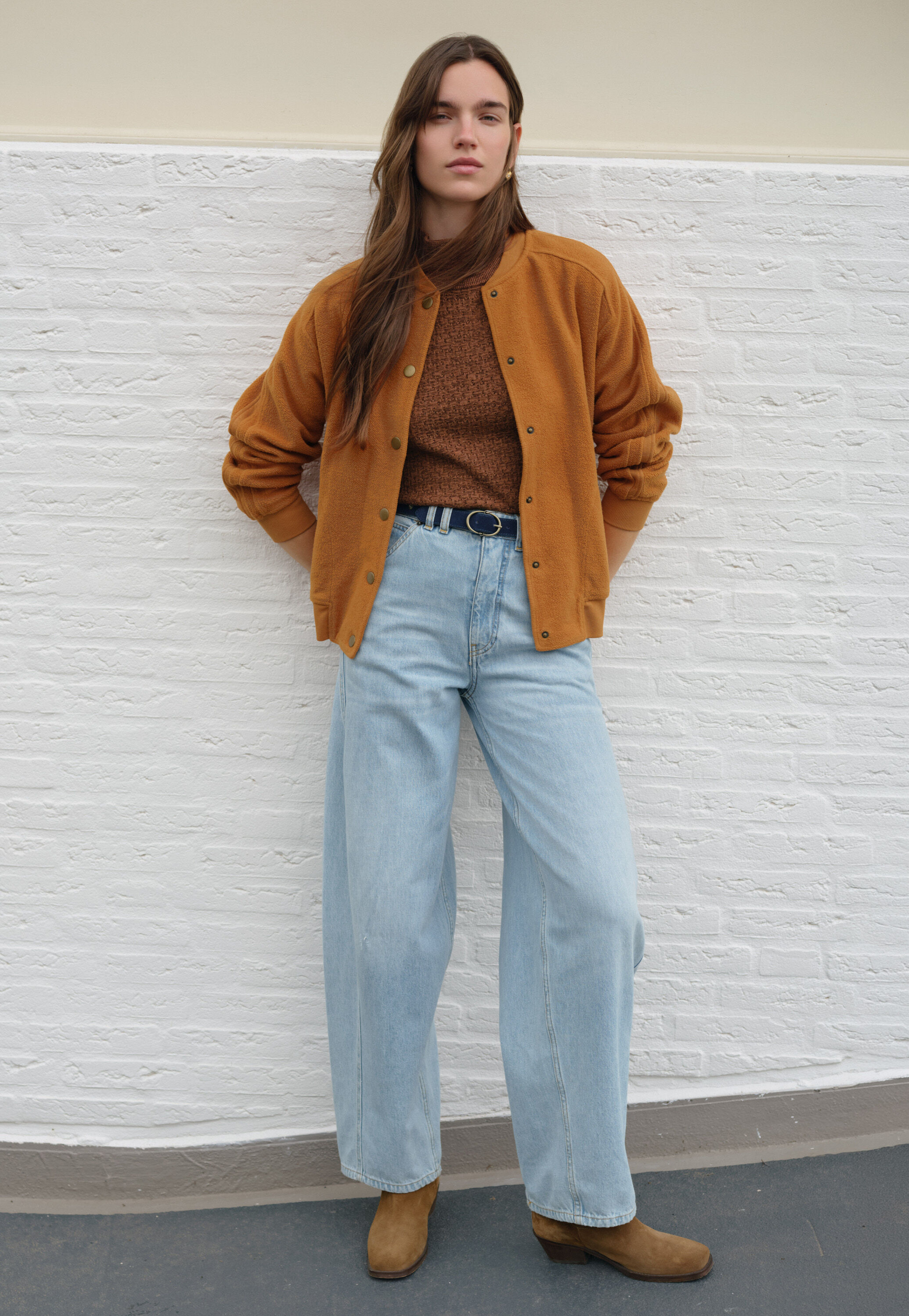 Seam-detailed jeans