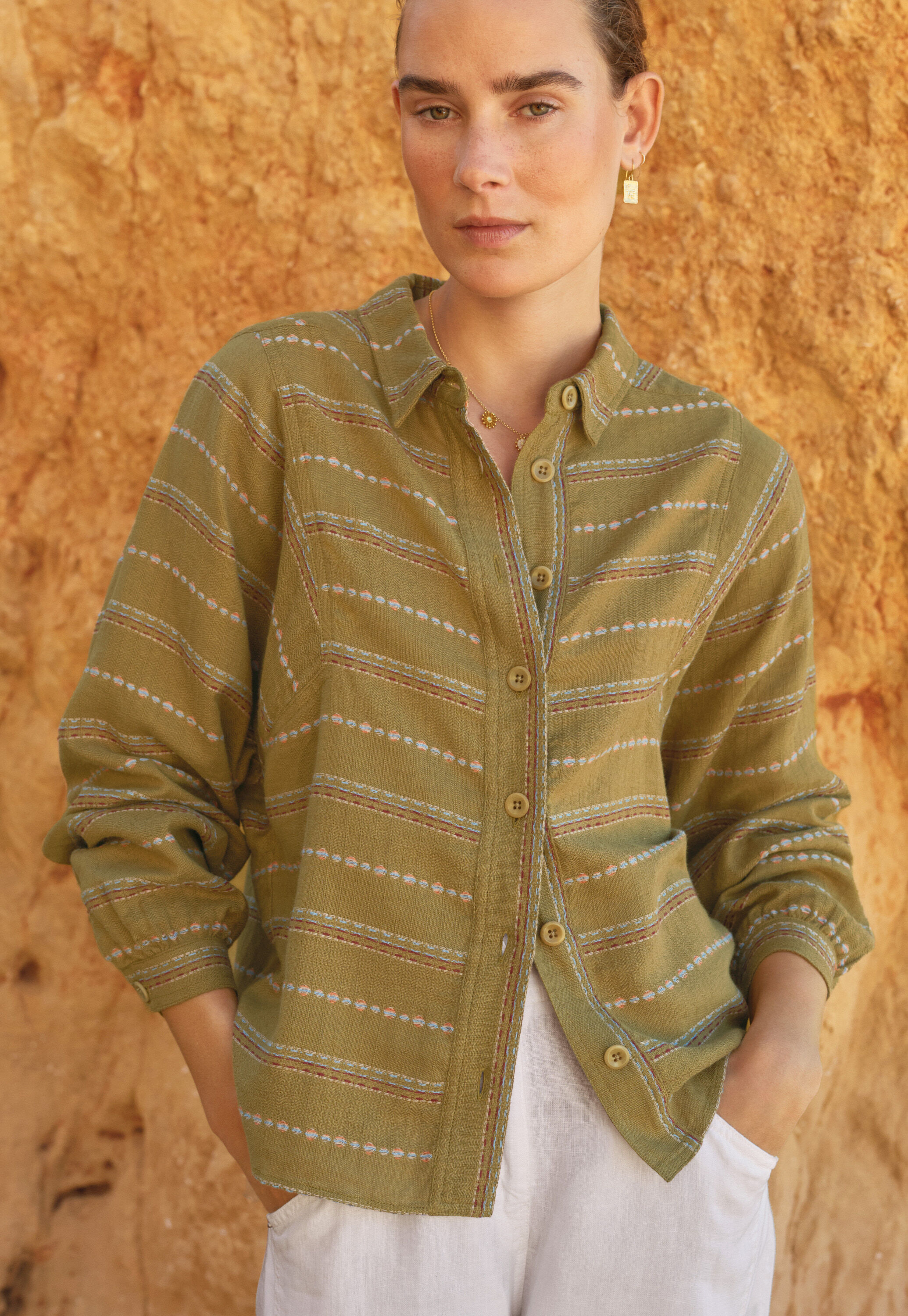 Embroidered blouse