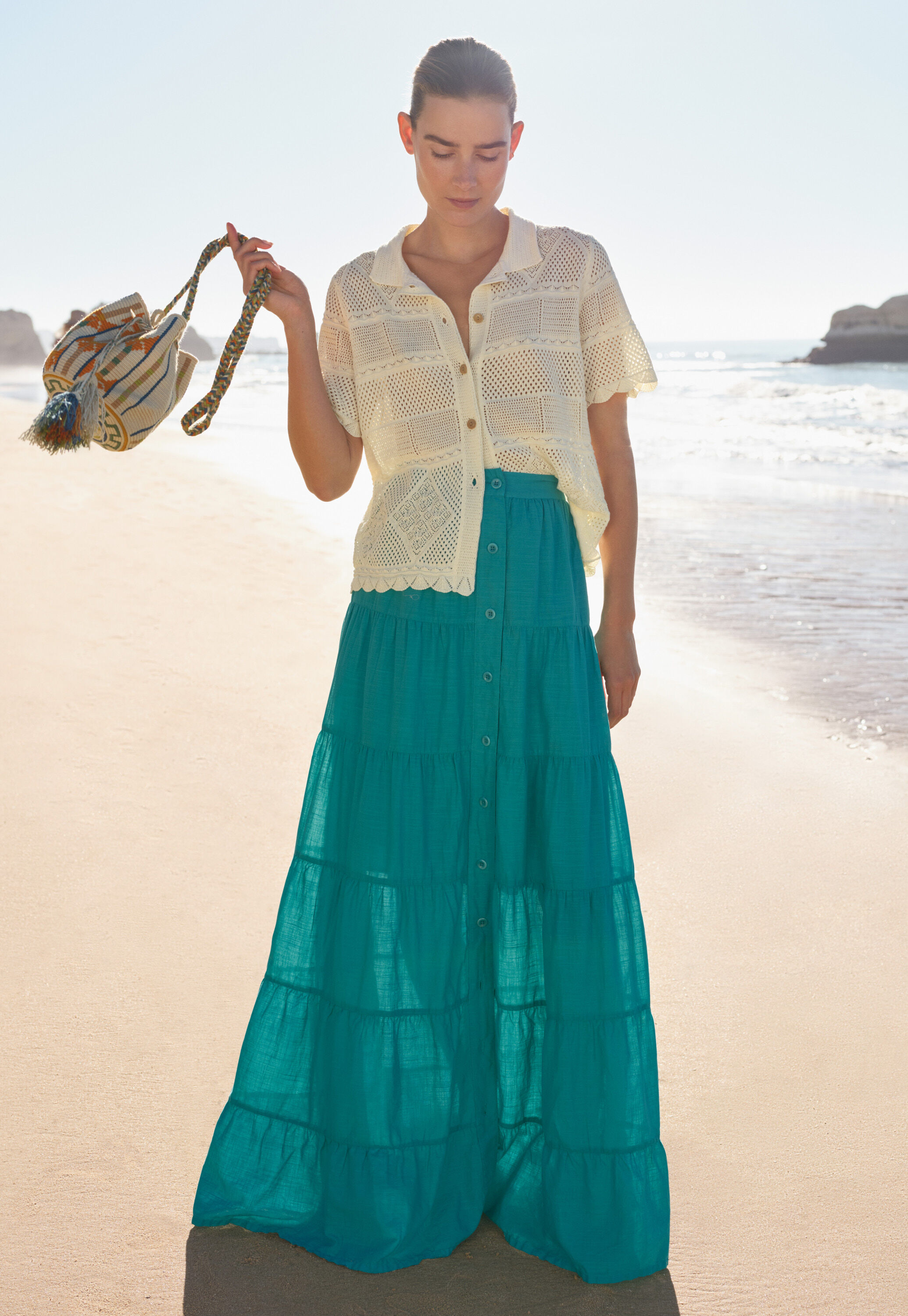Tiered skirt