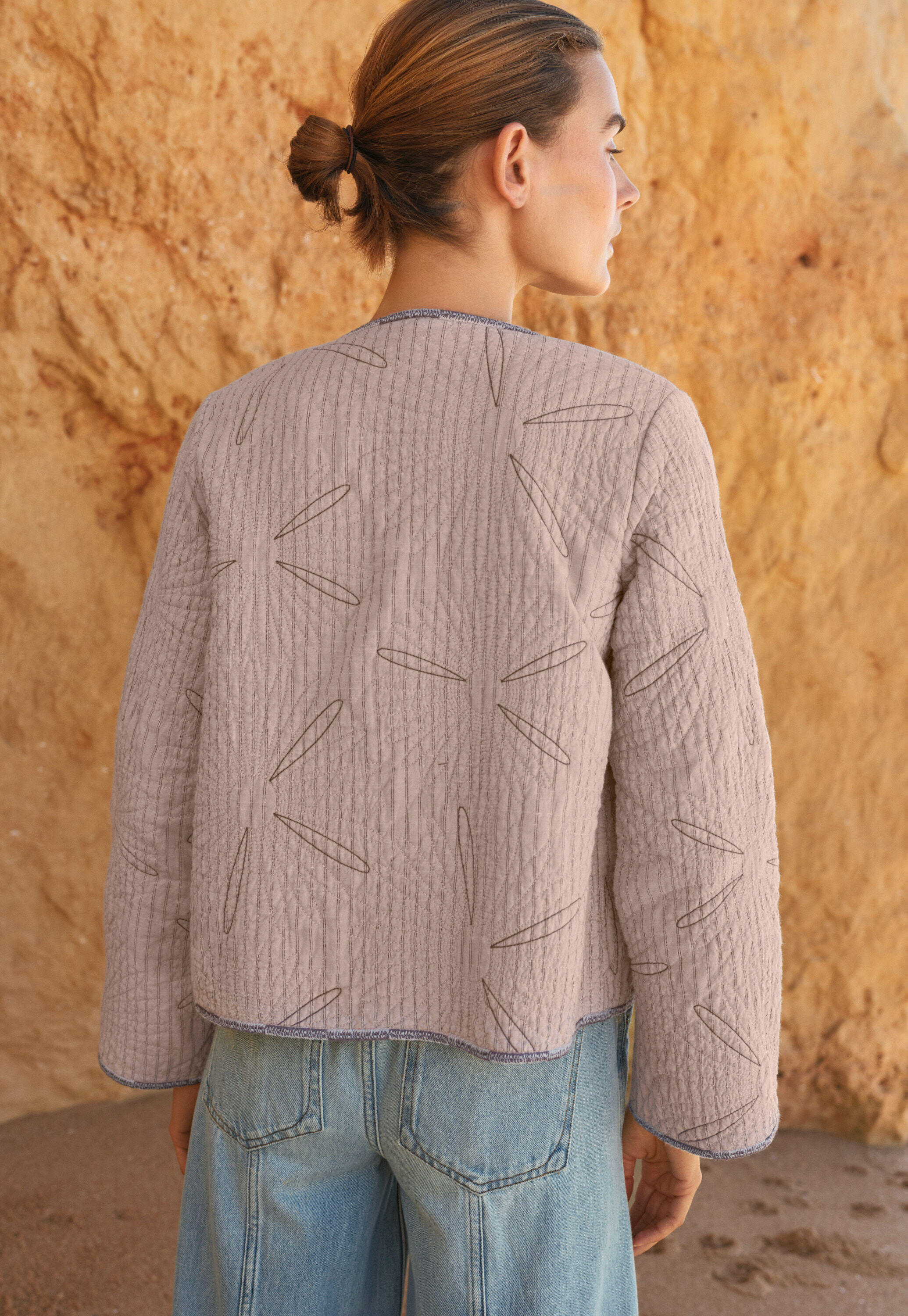 Daisy quilted jacket