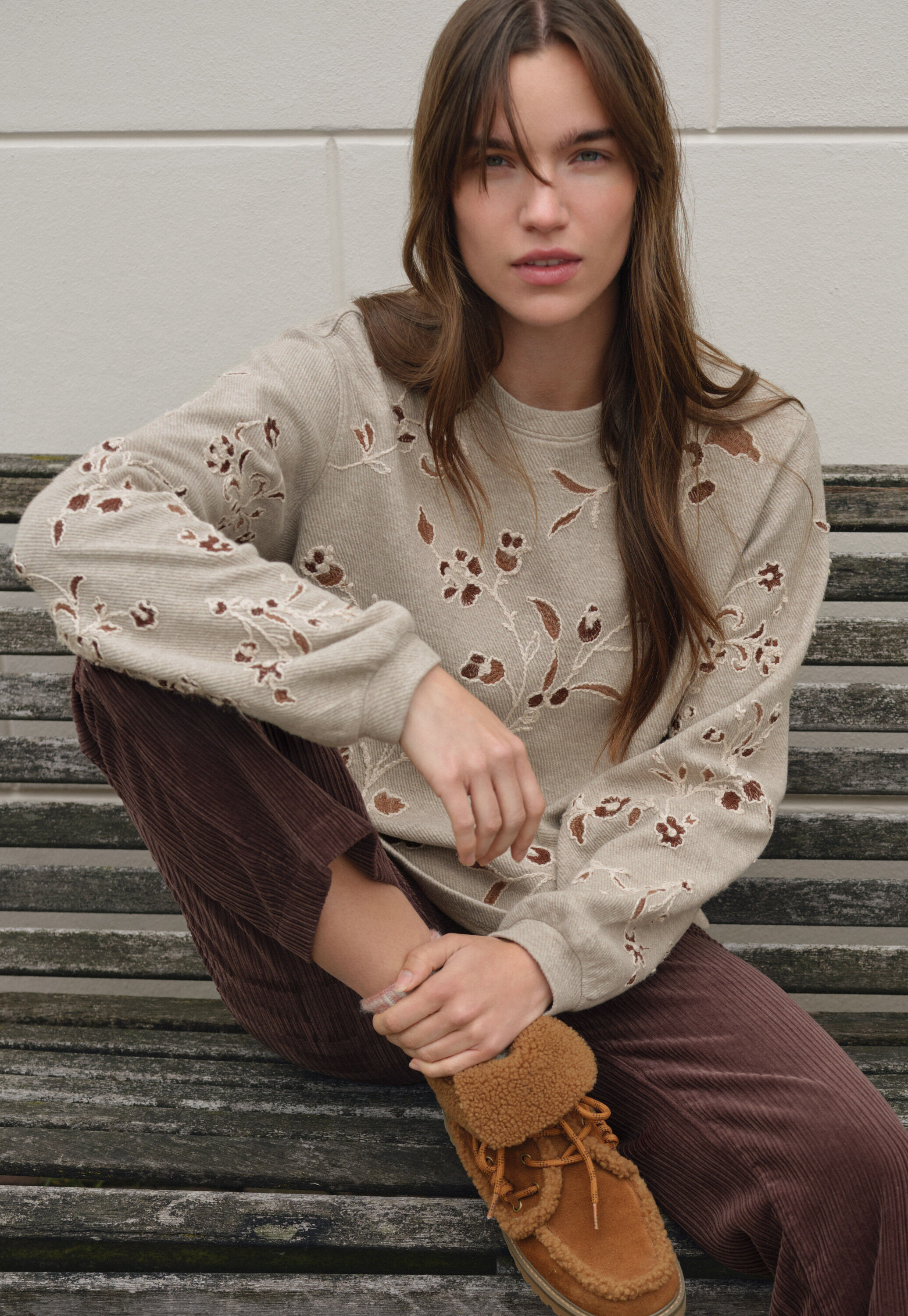 Waffle-stitch cardigan