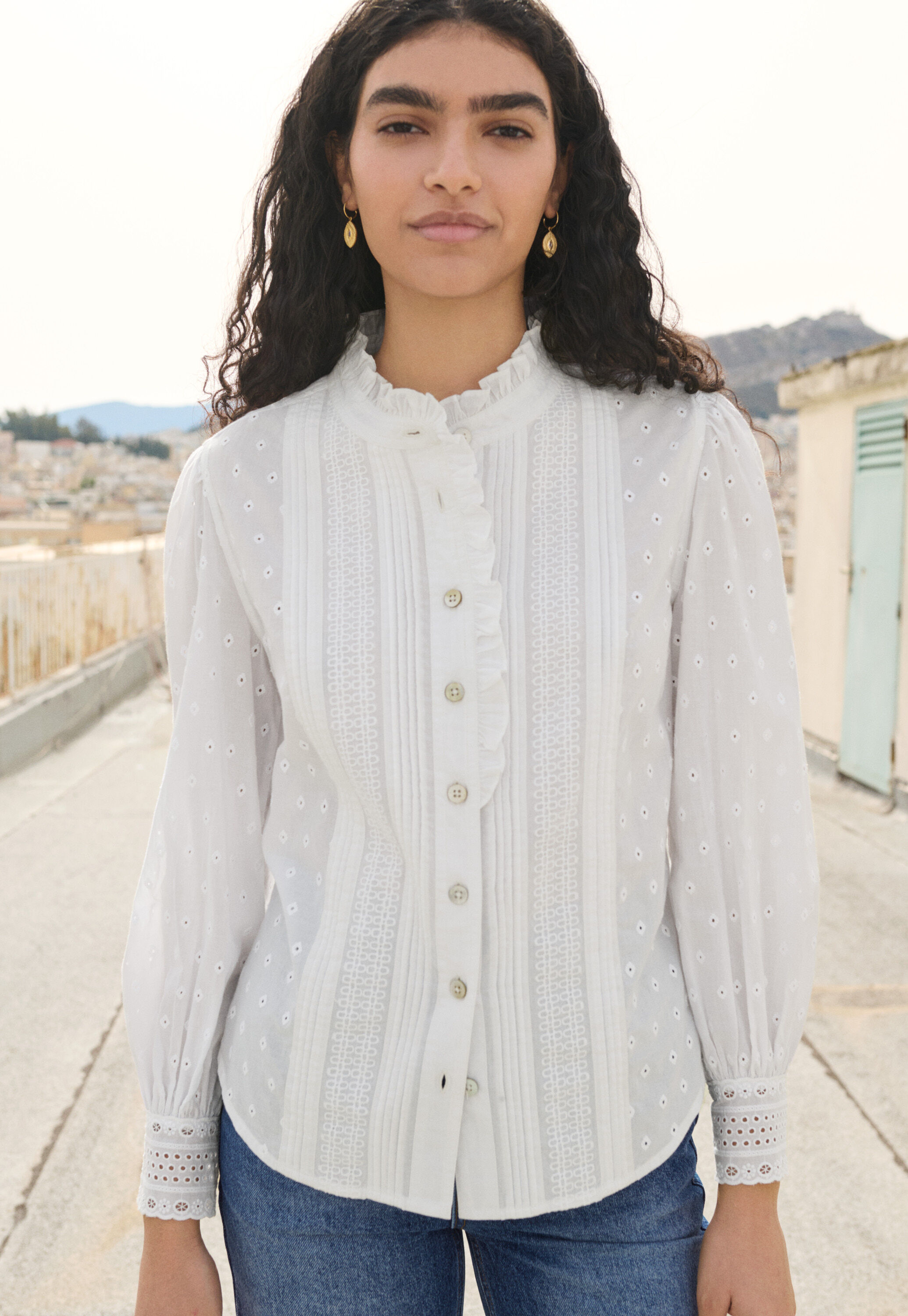 Embroidered blouse