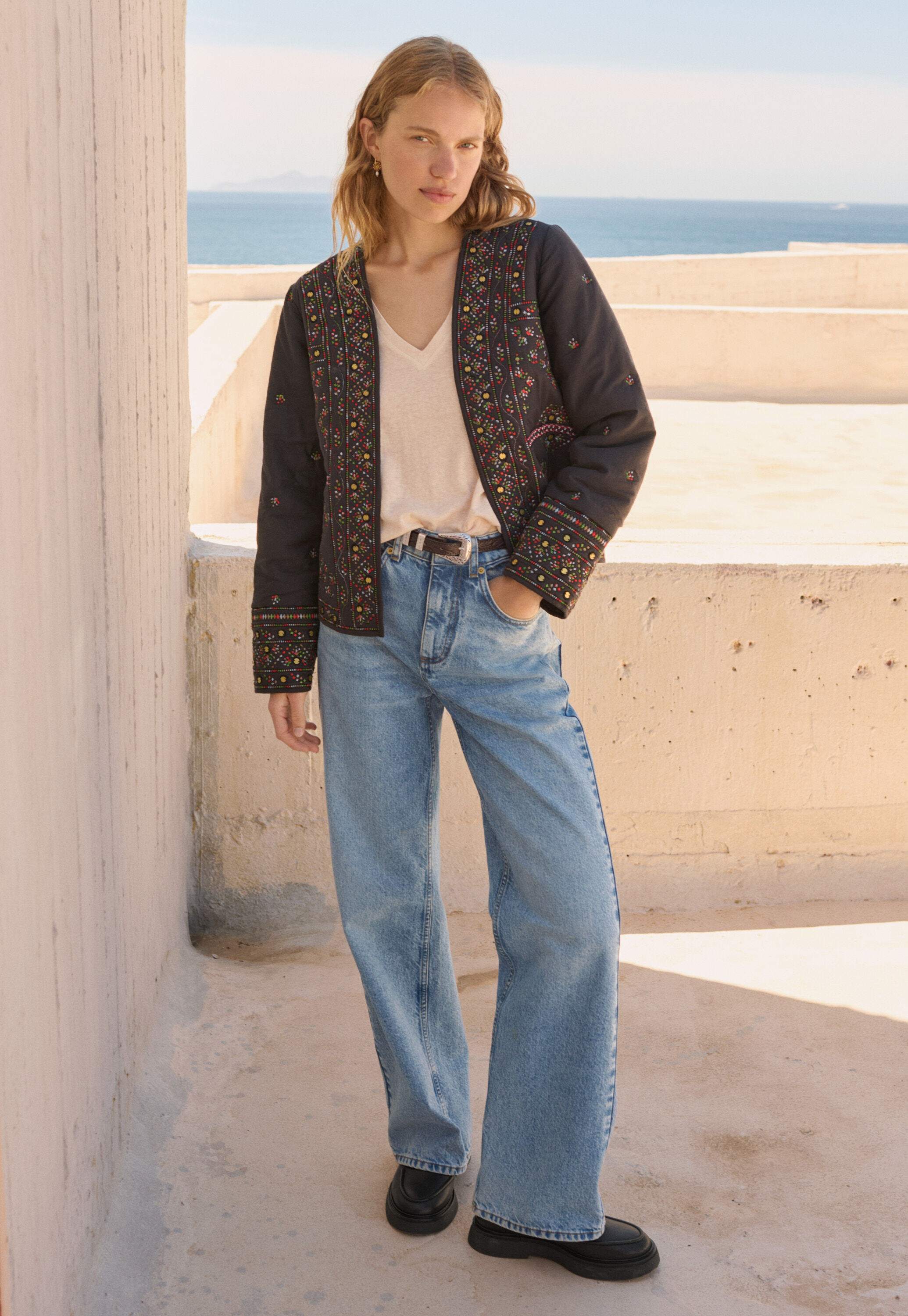 Embroidered blouse