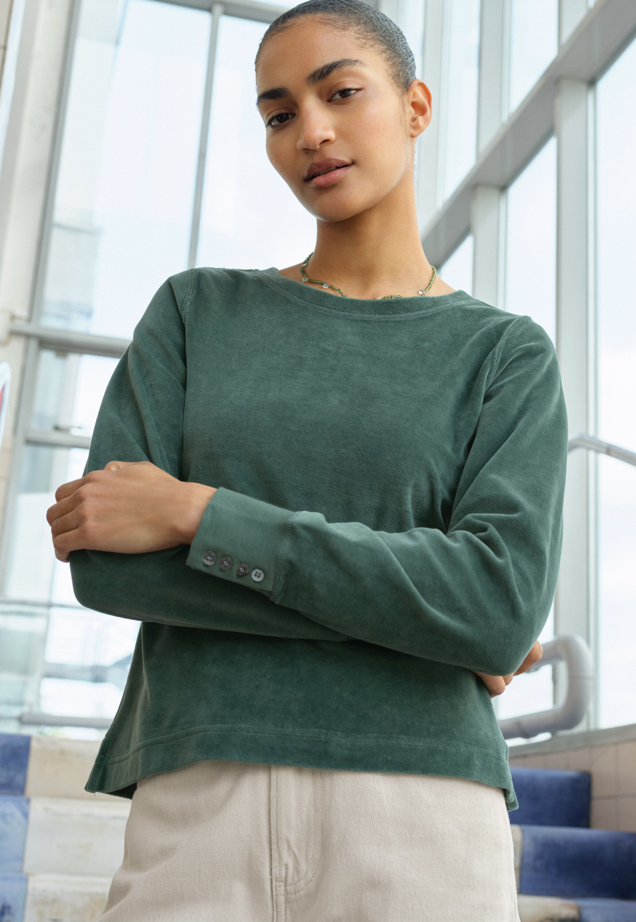 Velour top