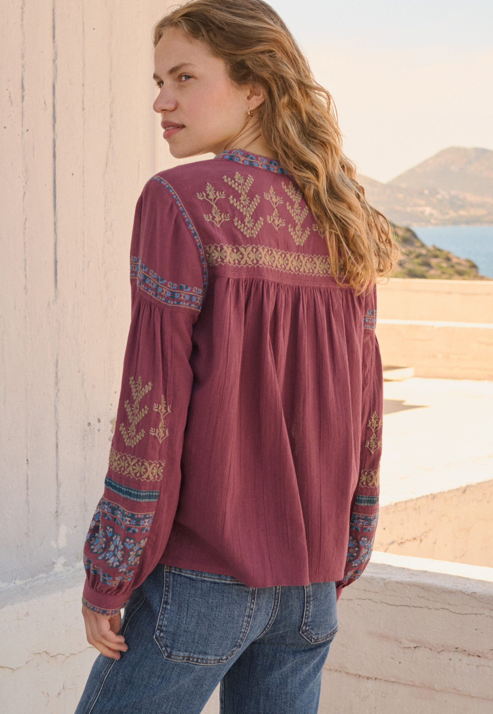Embroidered blouse