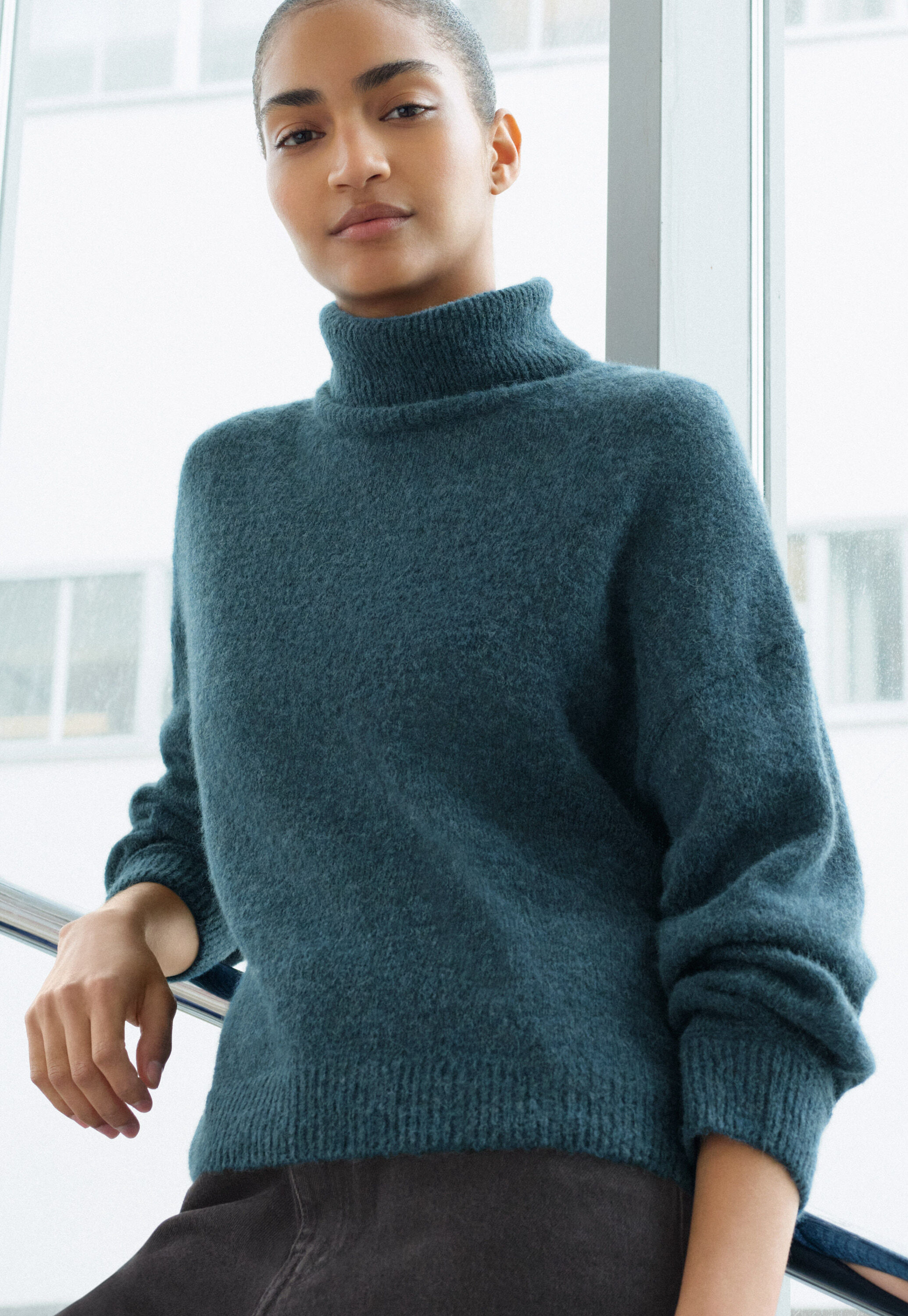 Roll-neck sweater