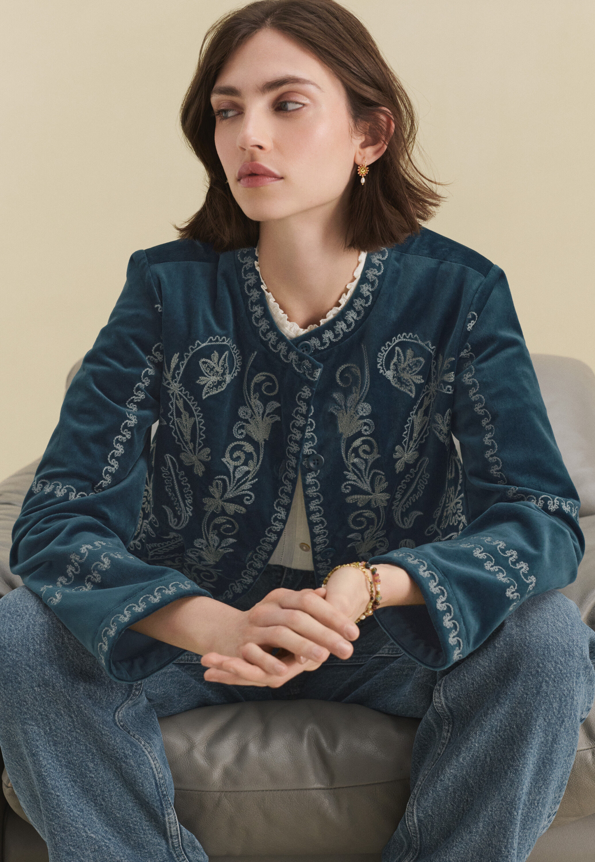 Pintuck blouse