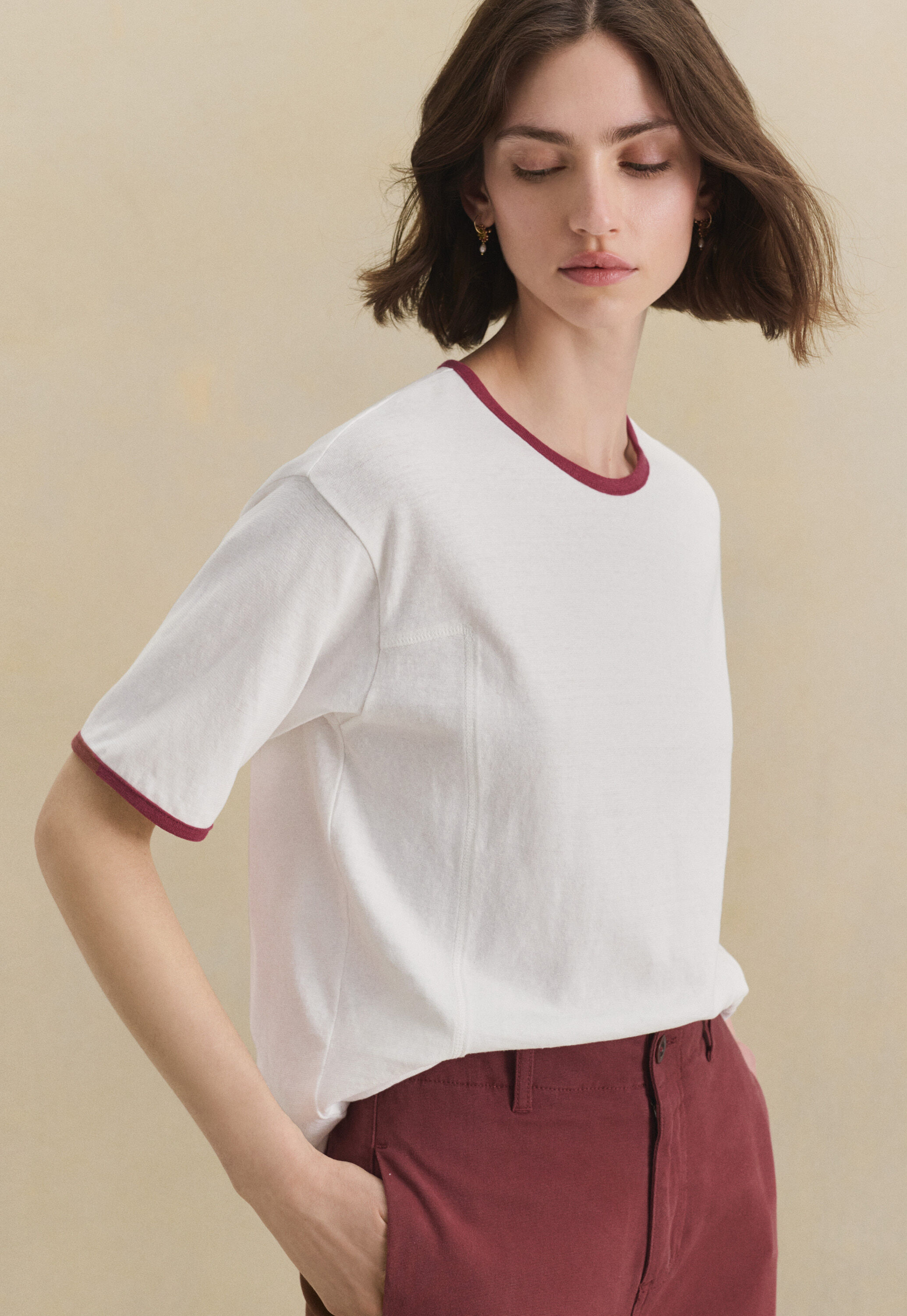 Pintuck blouse
