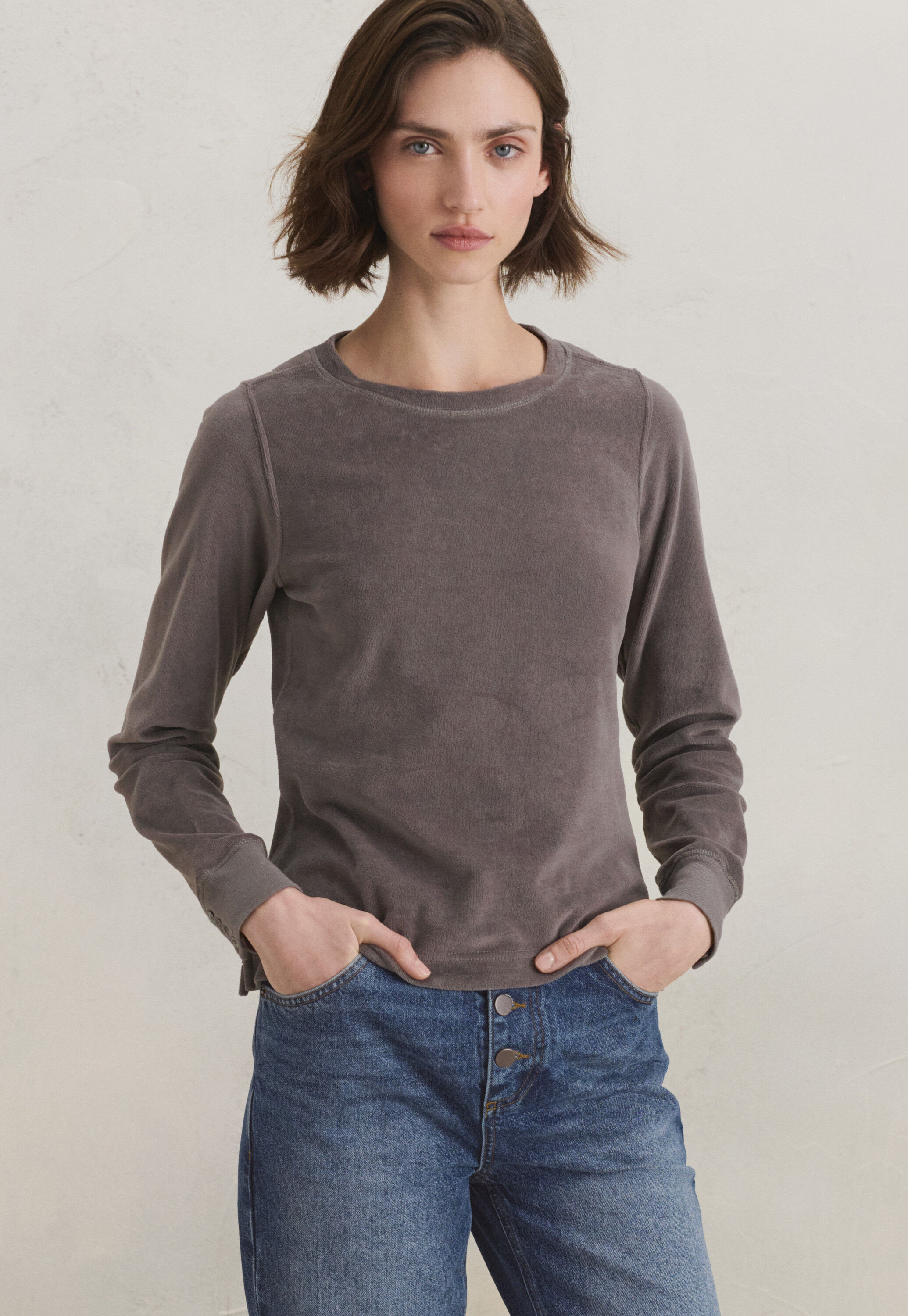 Velour top