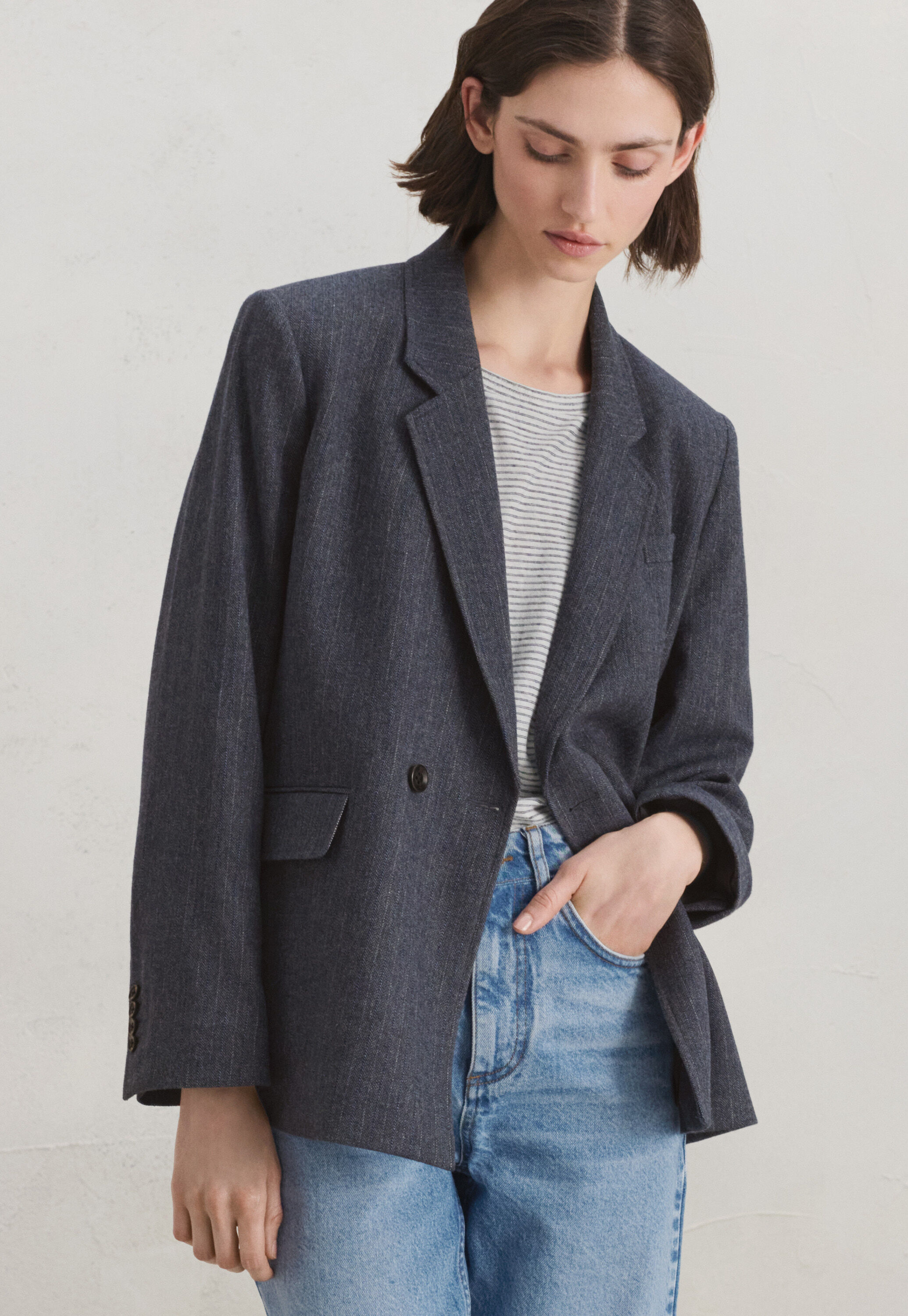 Pintuck blouse