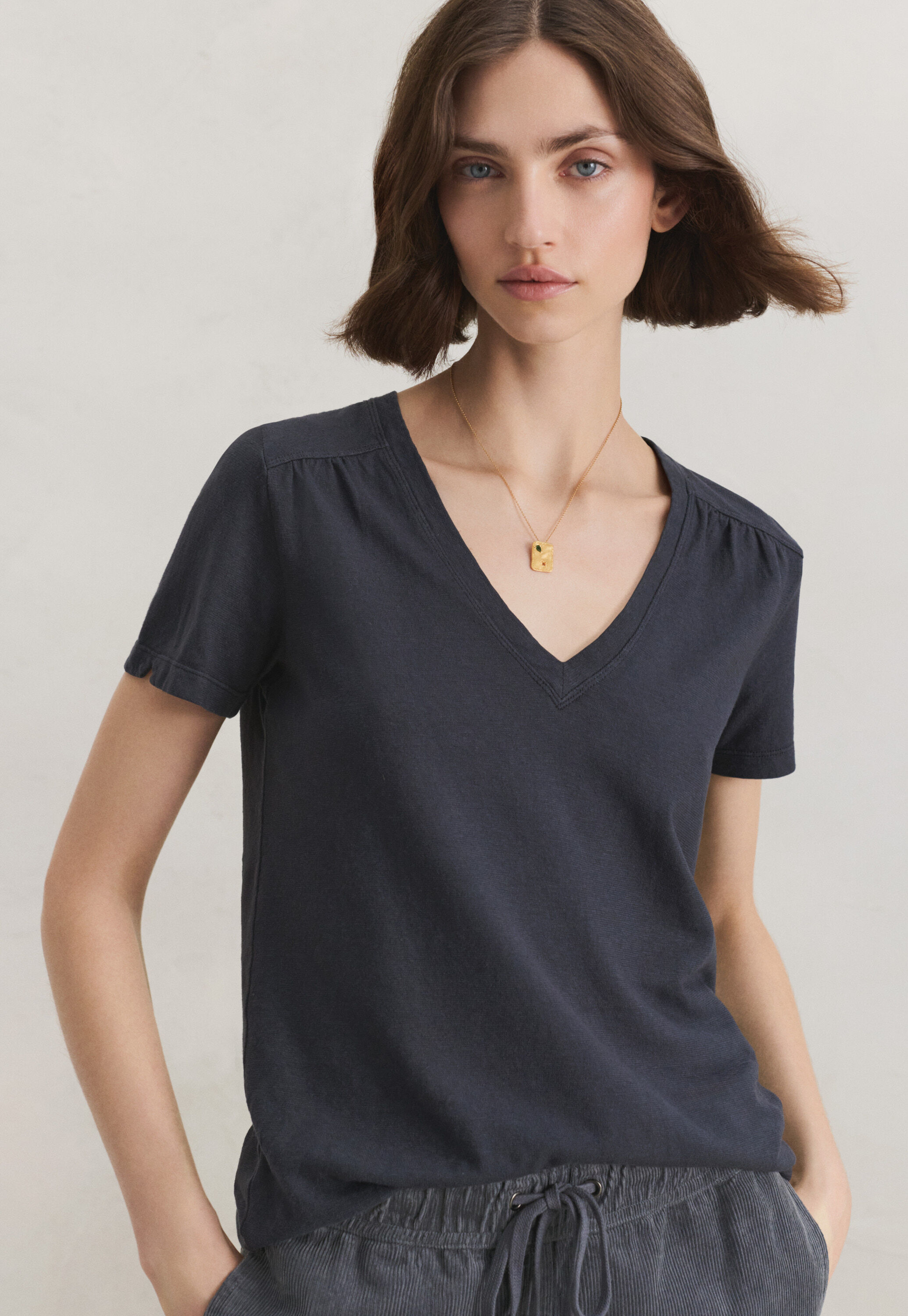 Pintuck blouse