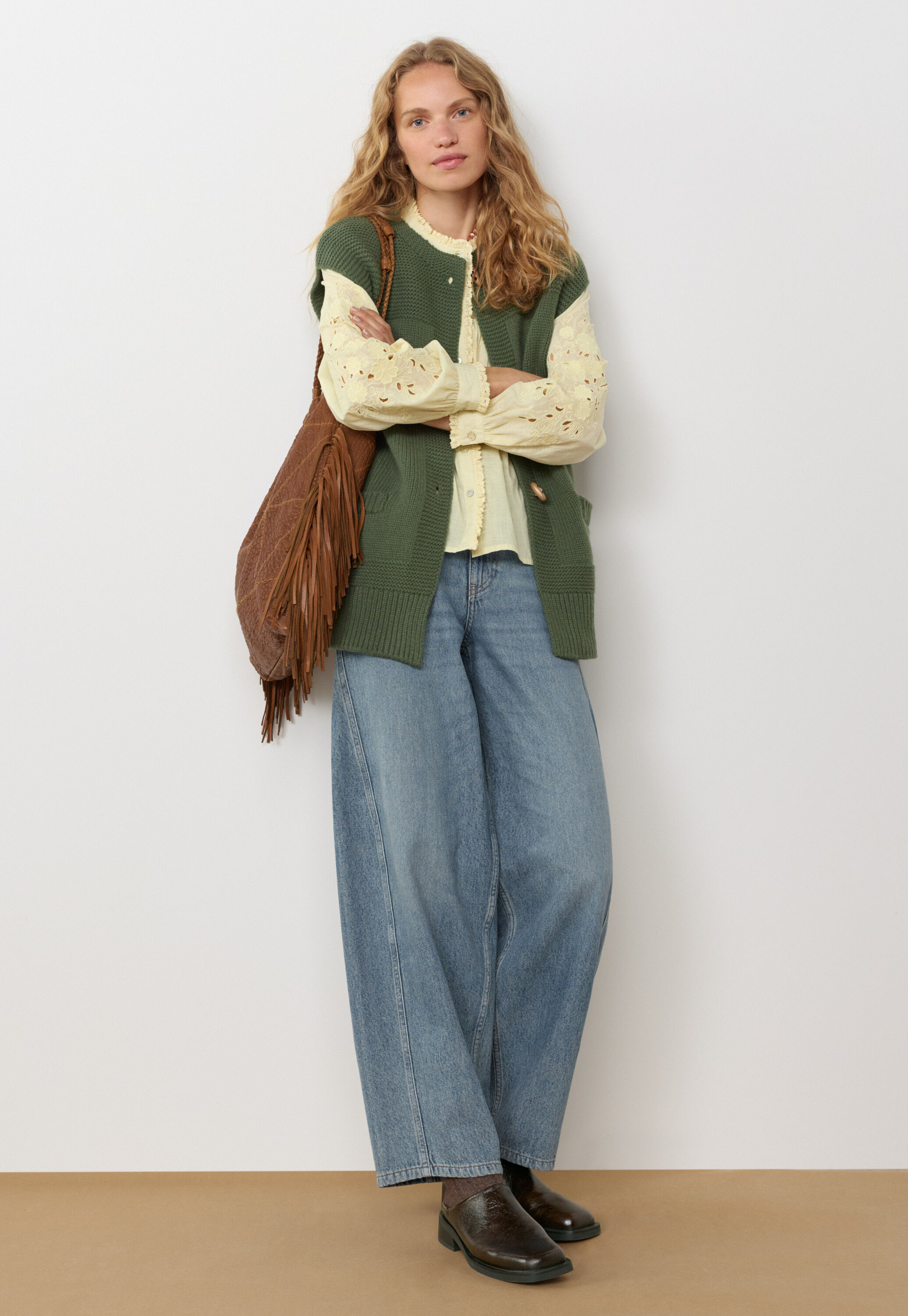 Knitted gilet