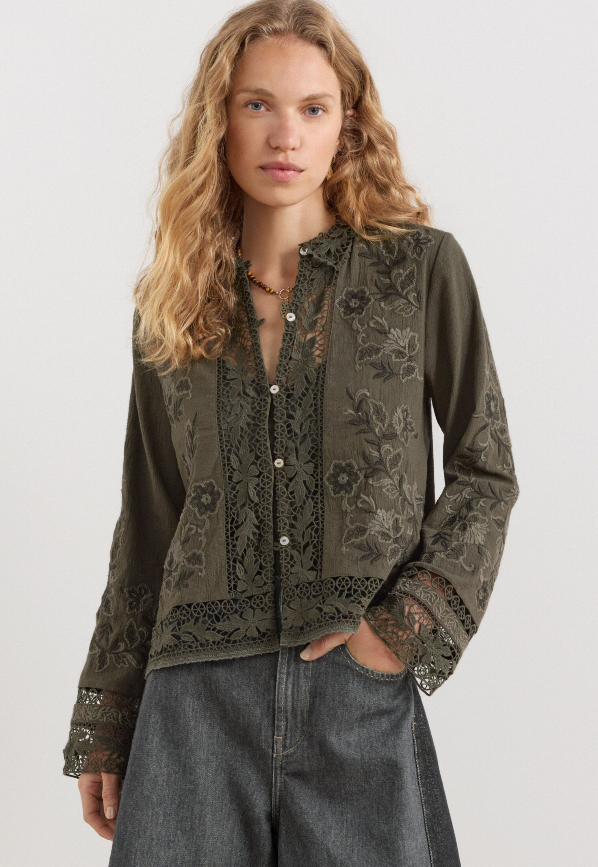 Embroidered blouse