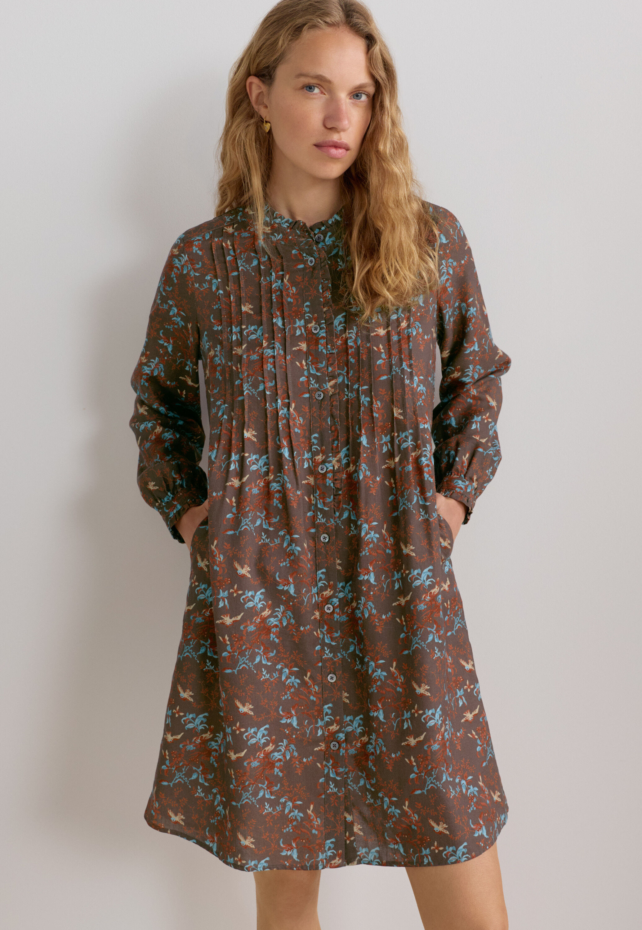 Printed maxi-skirt