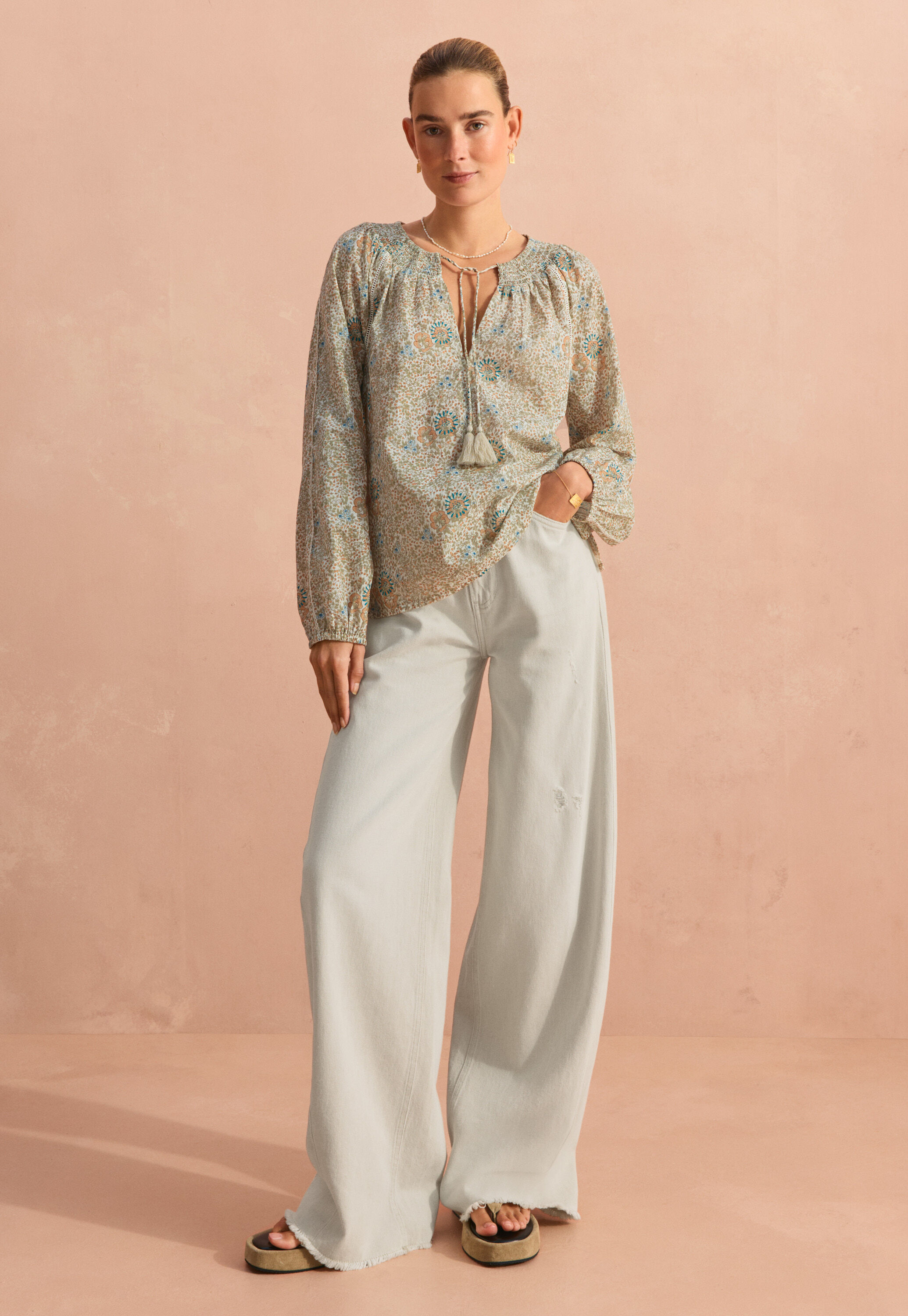 Printed blouse