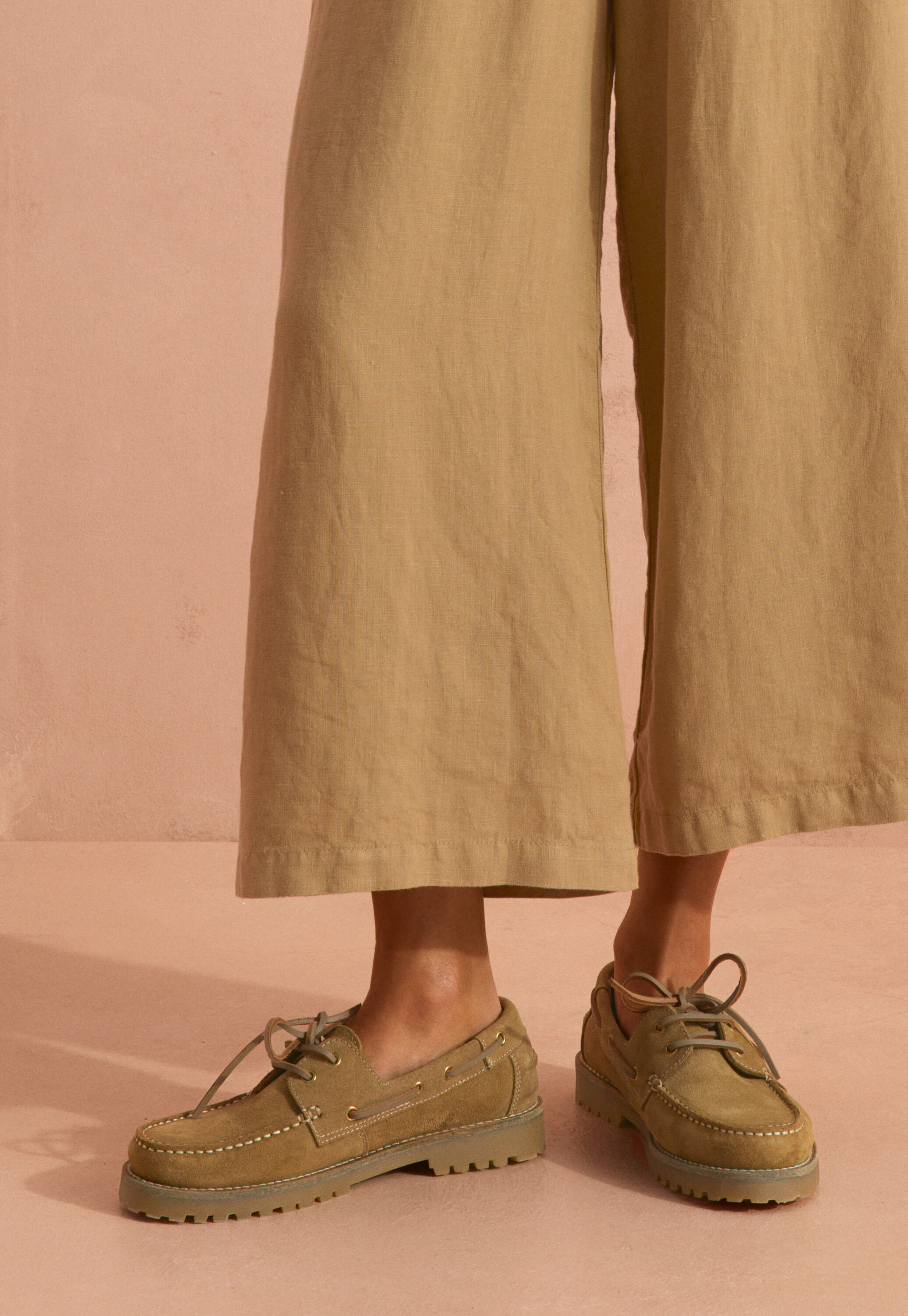 Boat shoe, Natural, large