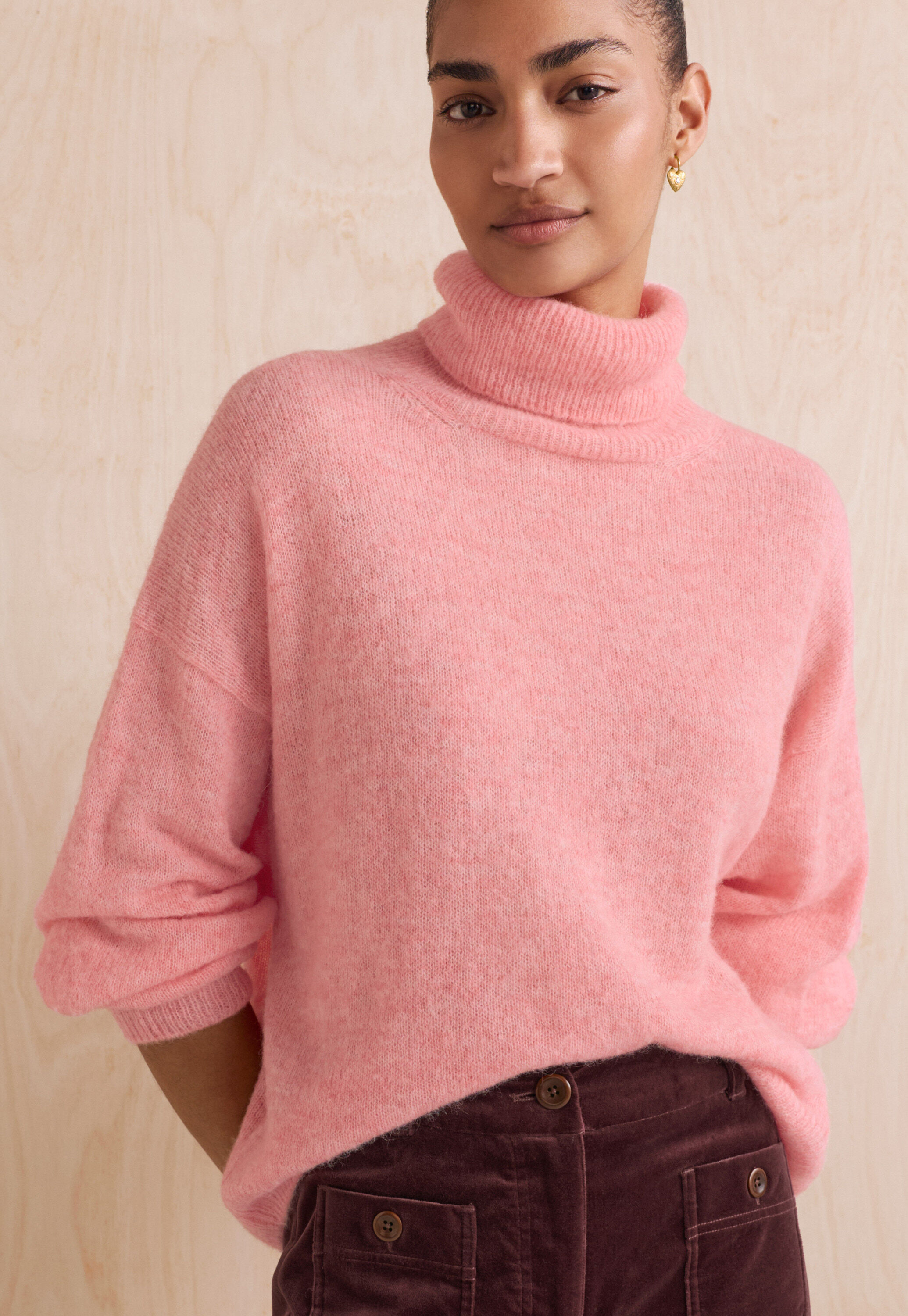 Roll-neck sweater